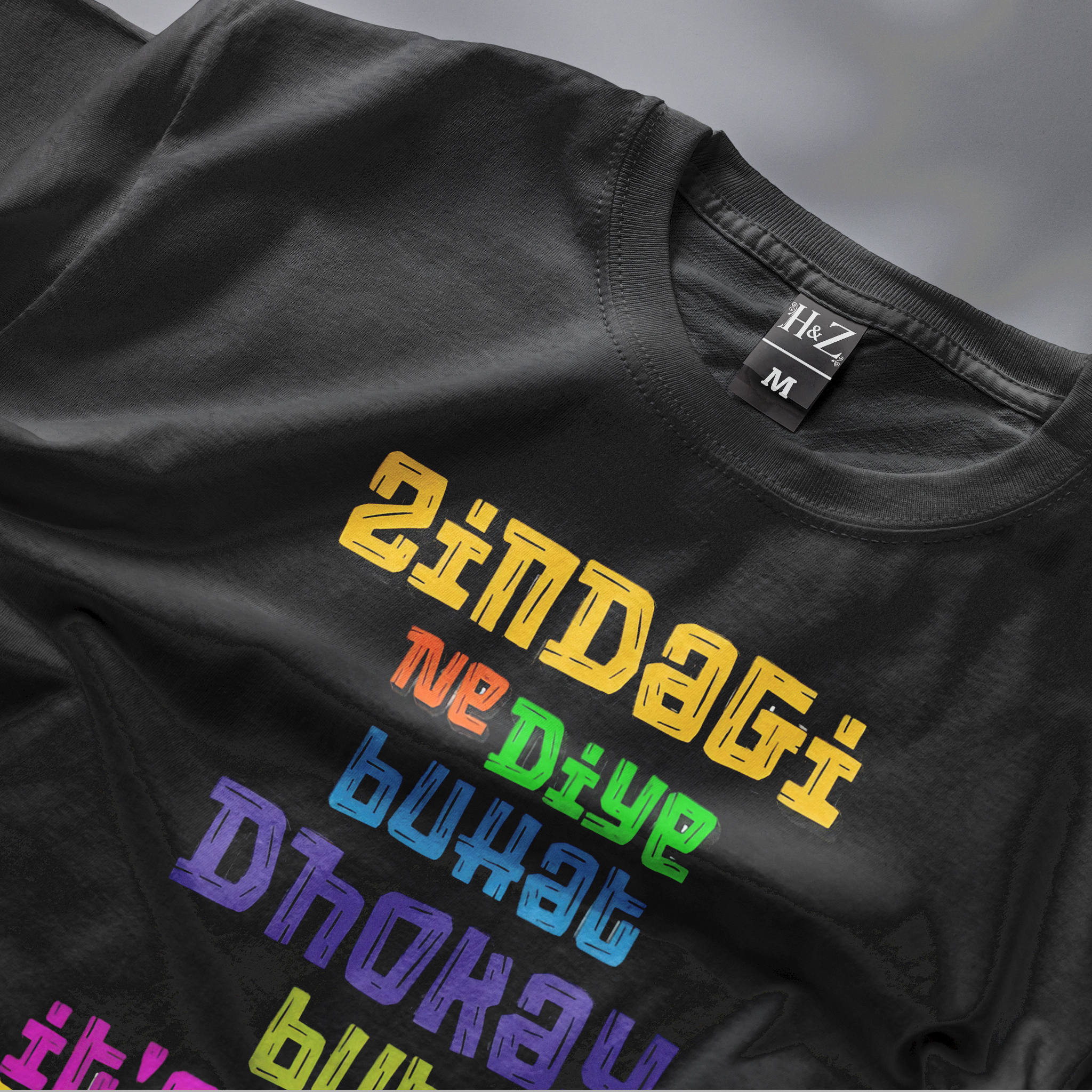 Zindagi Ne Diye Bohat Dhokay Crew Neck T-Shirt - Image 2