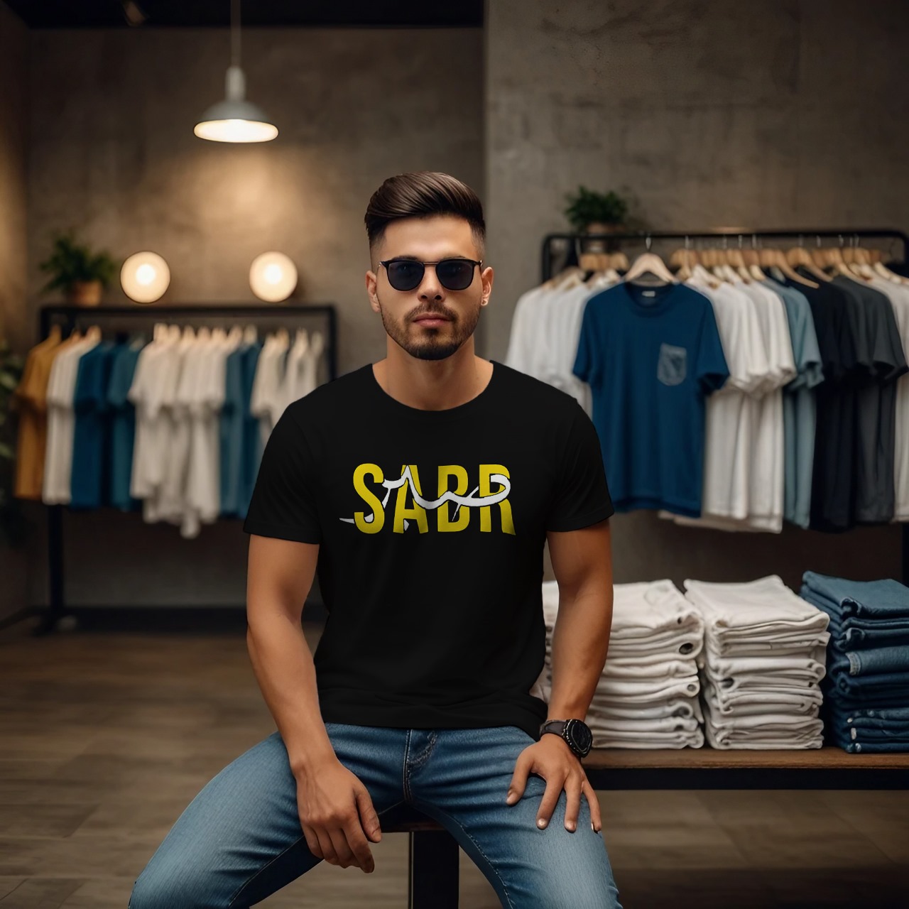 SABR “Urdu Calligraphy” T-Shirt - Image 10