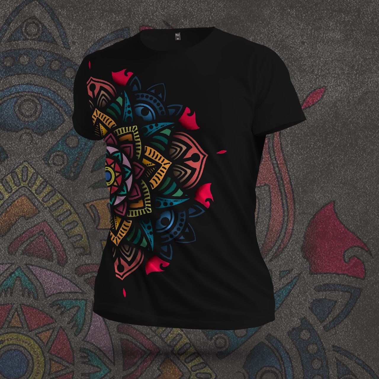Aurora Mandala Edition Crew Neck T-Shirt - Image 9