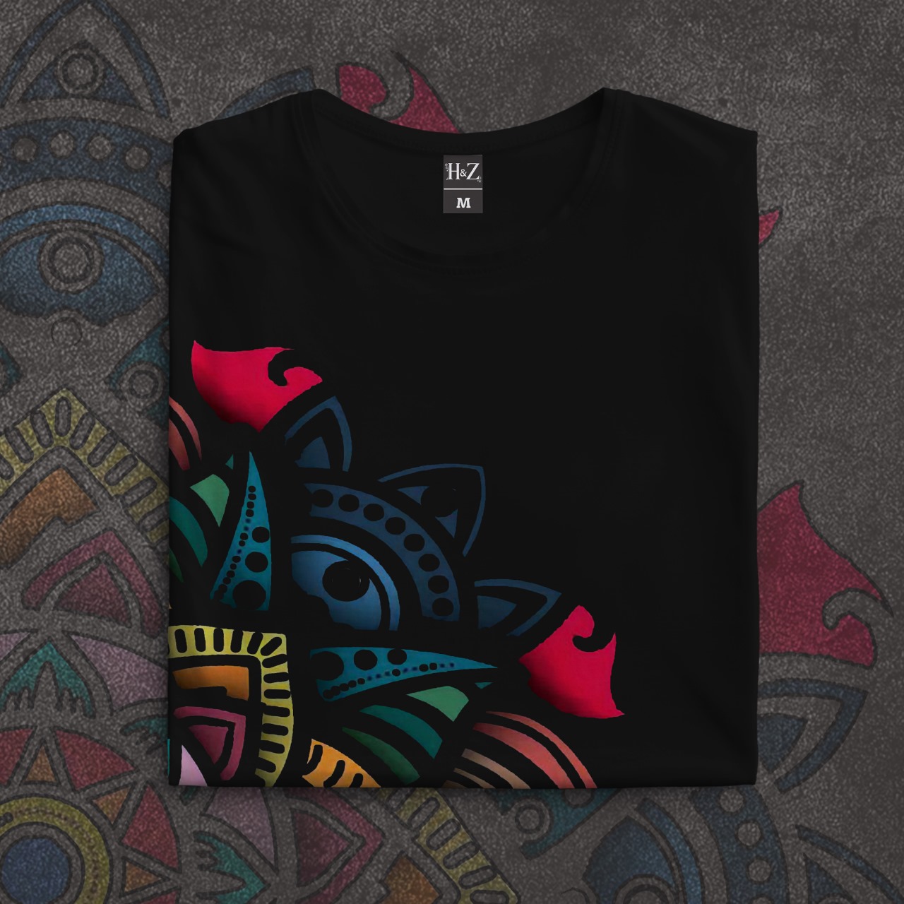 Aurora Mandala Edition Crew Neck T-Shirt - Image 12