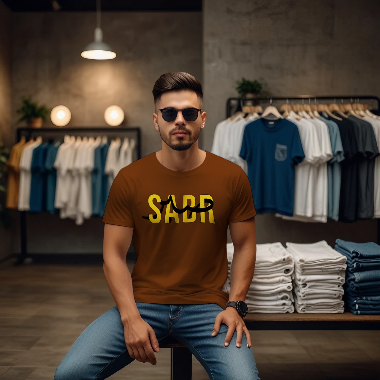 SABR “Urdu Calligraphy” T-Shirt - Image 4