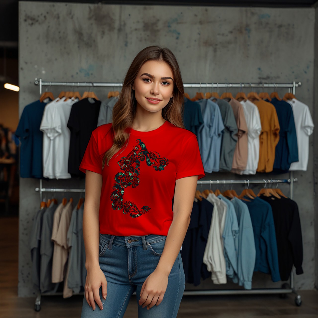 Inkleaf Art Unisex Crew Neck T-Shirt - Image 18