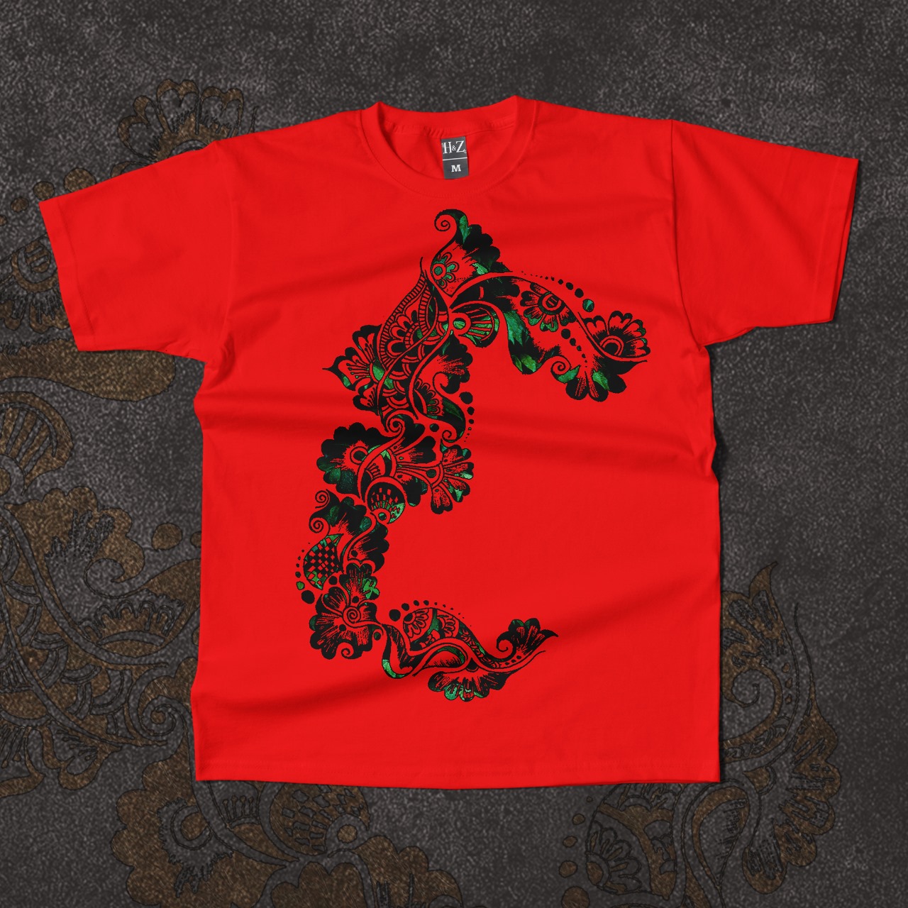 Inkleaf Art Unisex Crew Neck T-Shirt - Image 13