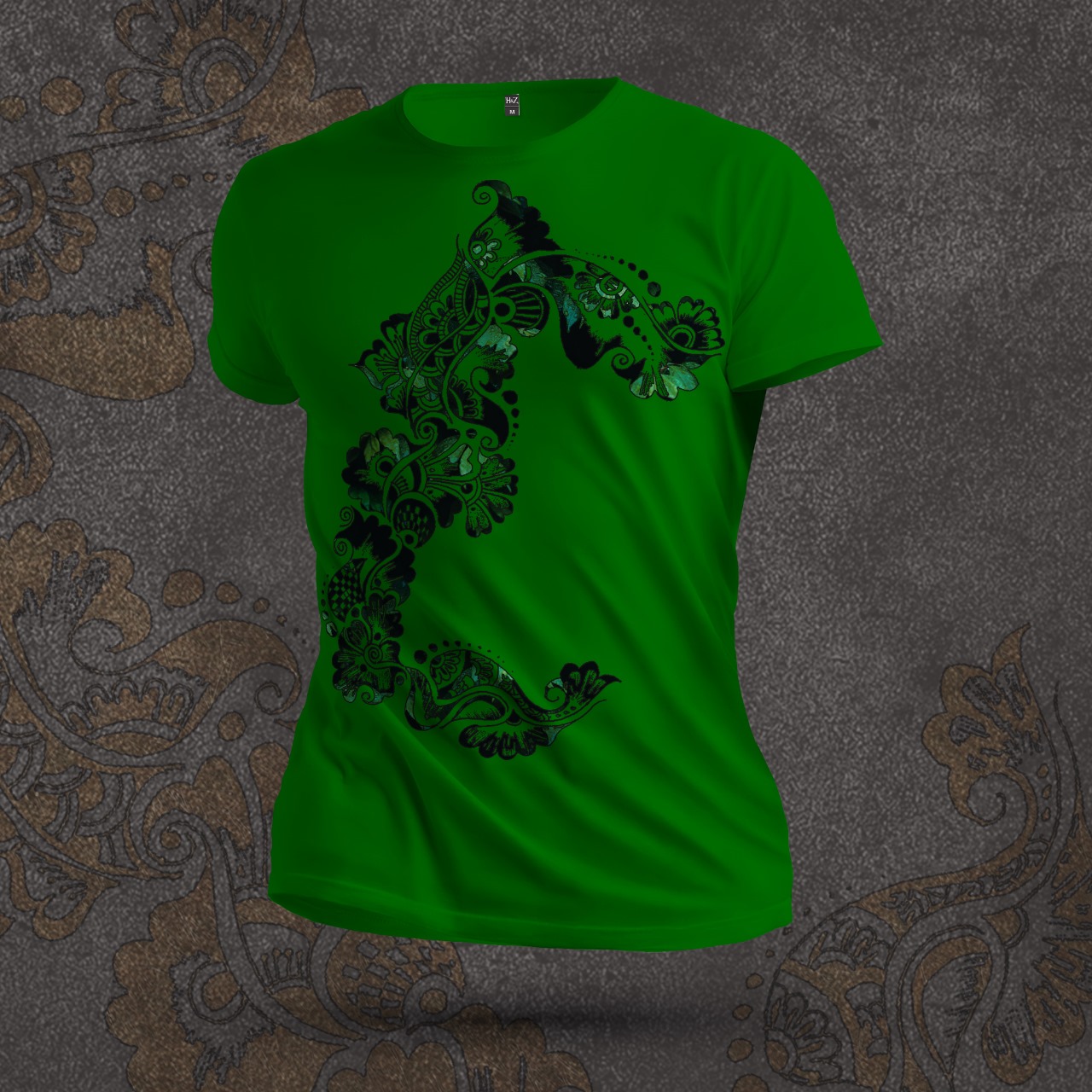 Inkleaf Art Unisex Crew Neck T-Shirt - Image 9