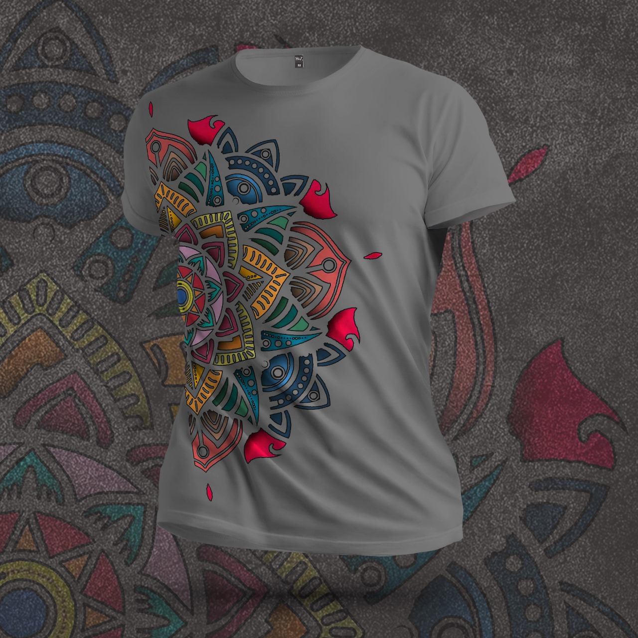 Aurora Mandala Edition Crew Neck T-Shirt - Image 27