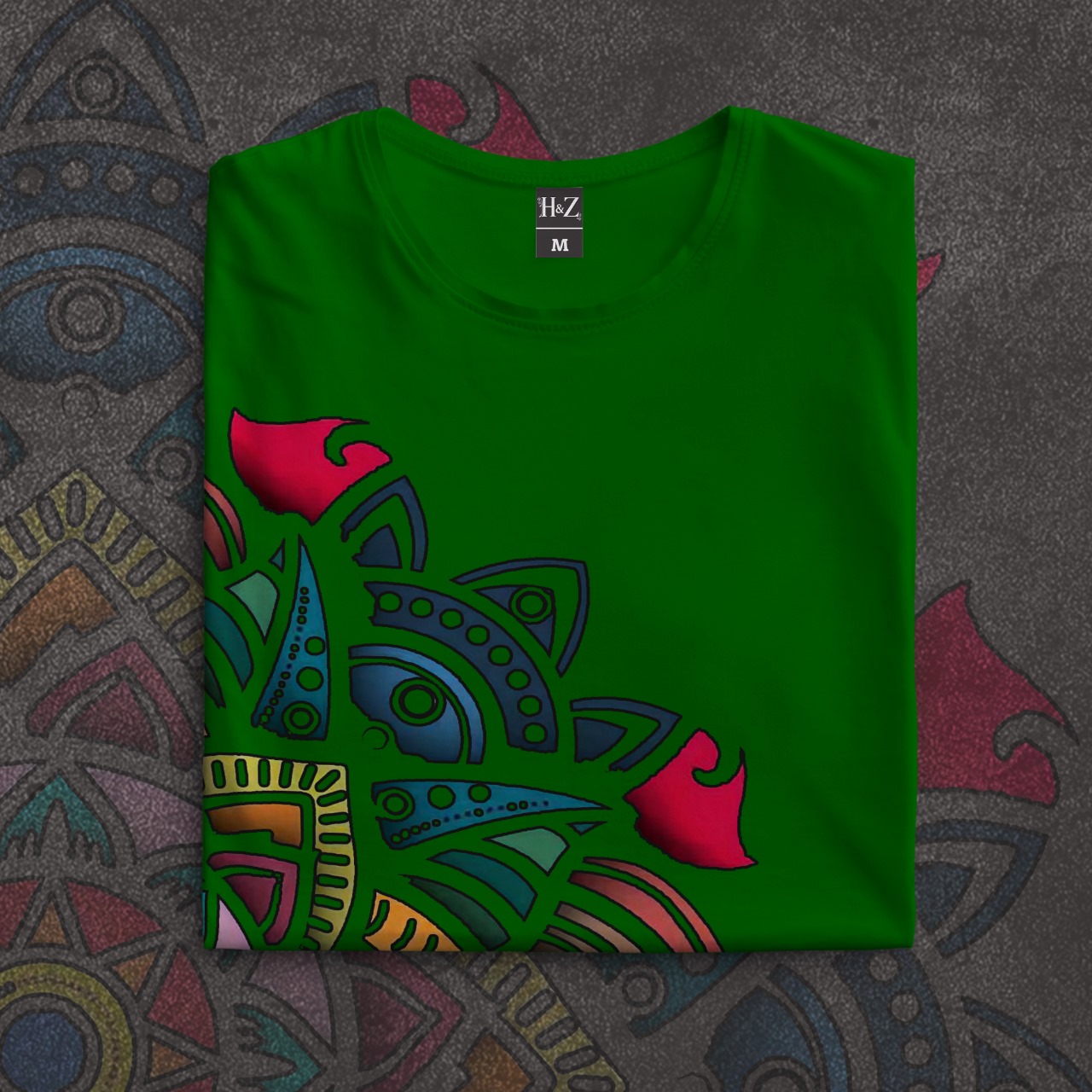 Aurora Mandala Edition Crew Neck T-Shirt - Image 36