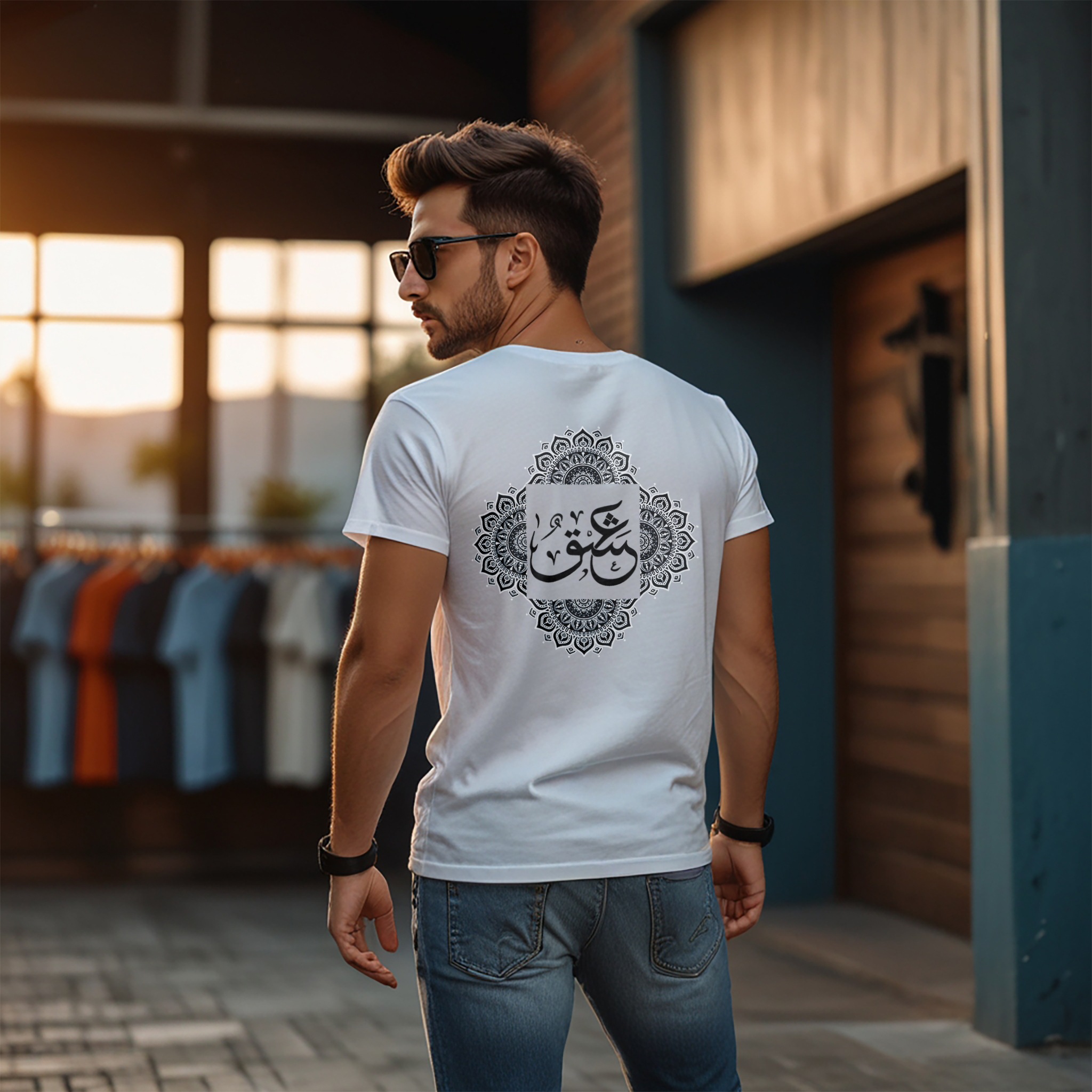 ISHAQ ART Unisex Crew Neck T-Shirt - Image 4