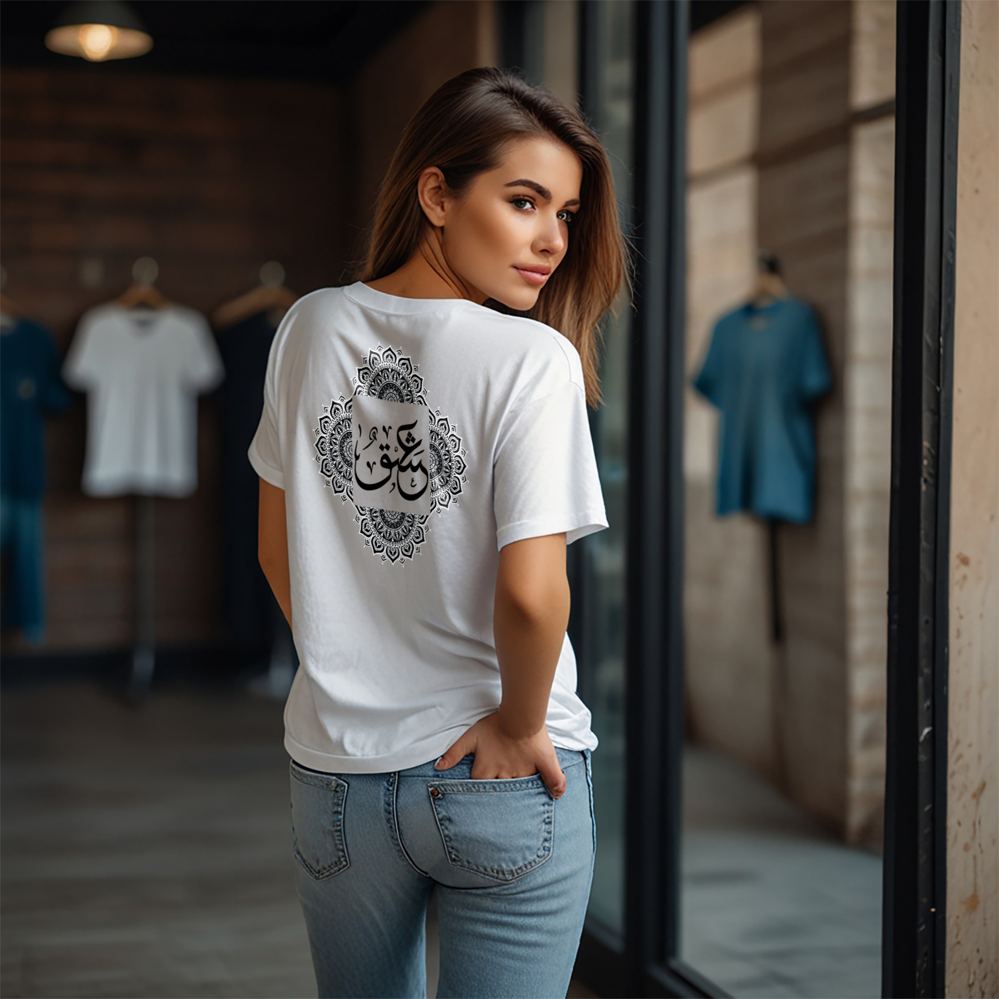 ISHAQ ART Unisex Crew Neck T-Shirt - Image 5