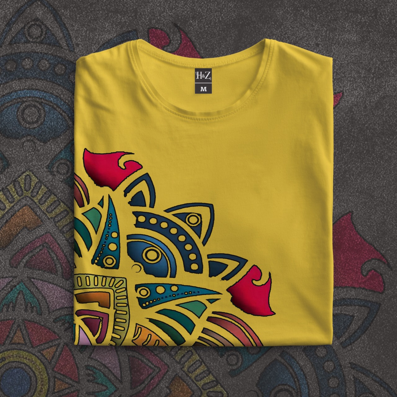Aurora Mandala Edition Crew Neck T-Shirt - Image 48