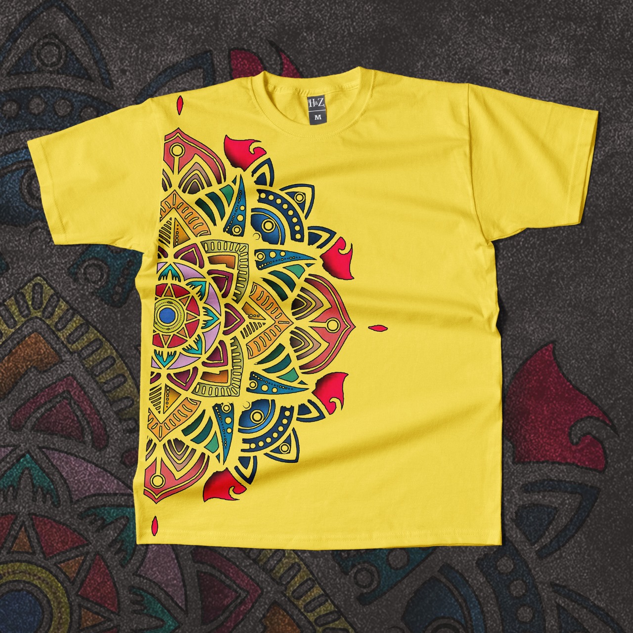 Aurora Mandala Edition Crew Neck T-Shirt - Image 43