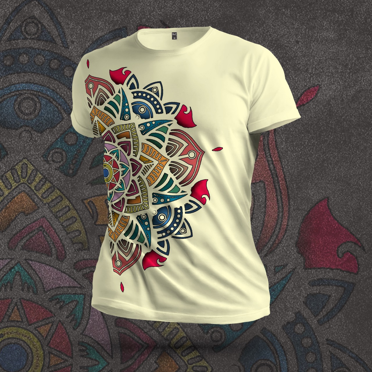 Aurora Mandala Edition Crew Neck T-Shirt - Image 51
