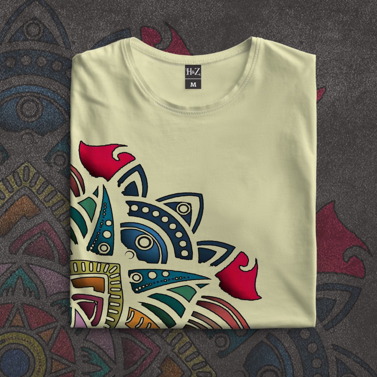 Aurora Mandala Edition Crew Neck T-Shirt - Image 54