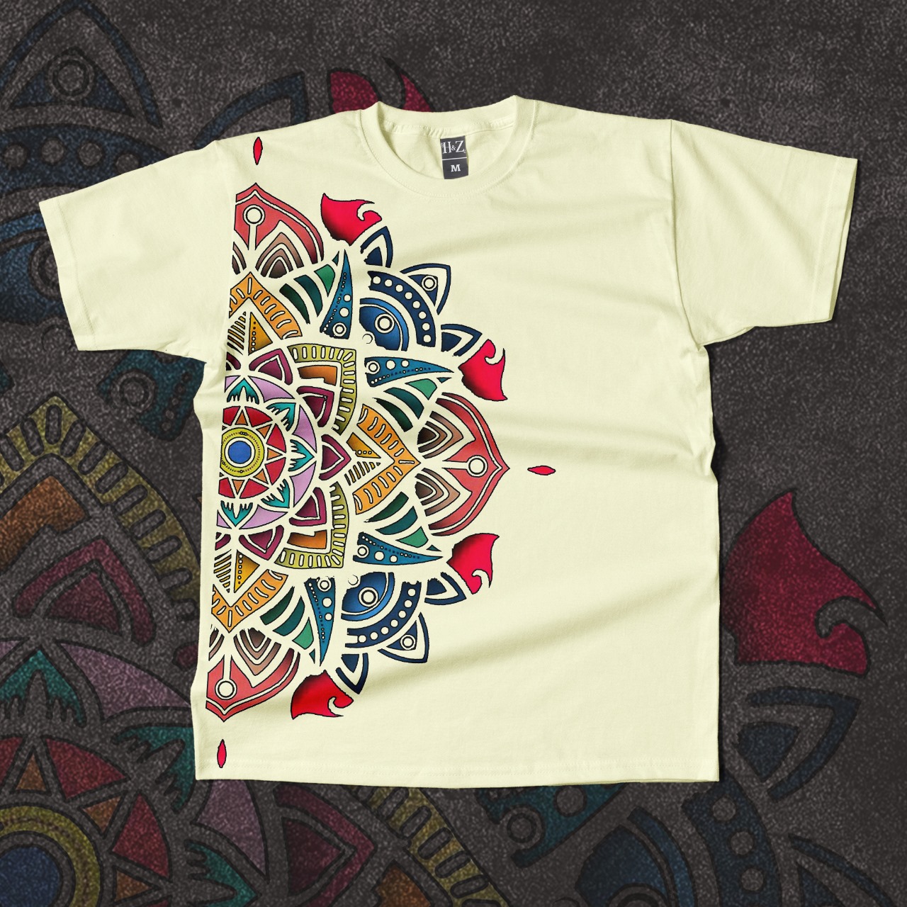 Aurora Mandala Edition Crew Neck T-Shirt - Image 49
