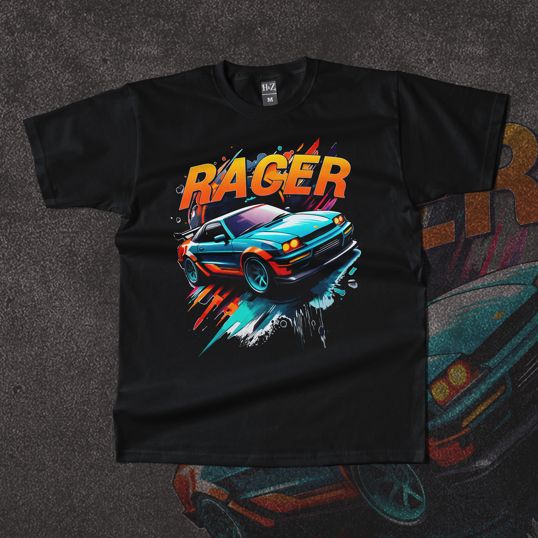 Racer Unisex Crew Neck T-Shirt - Image 7