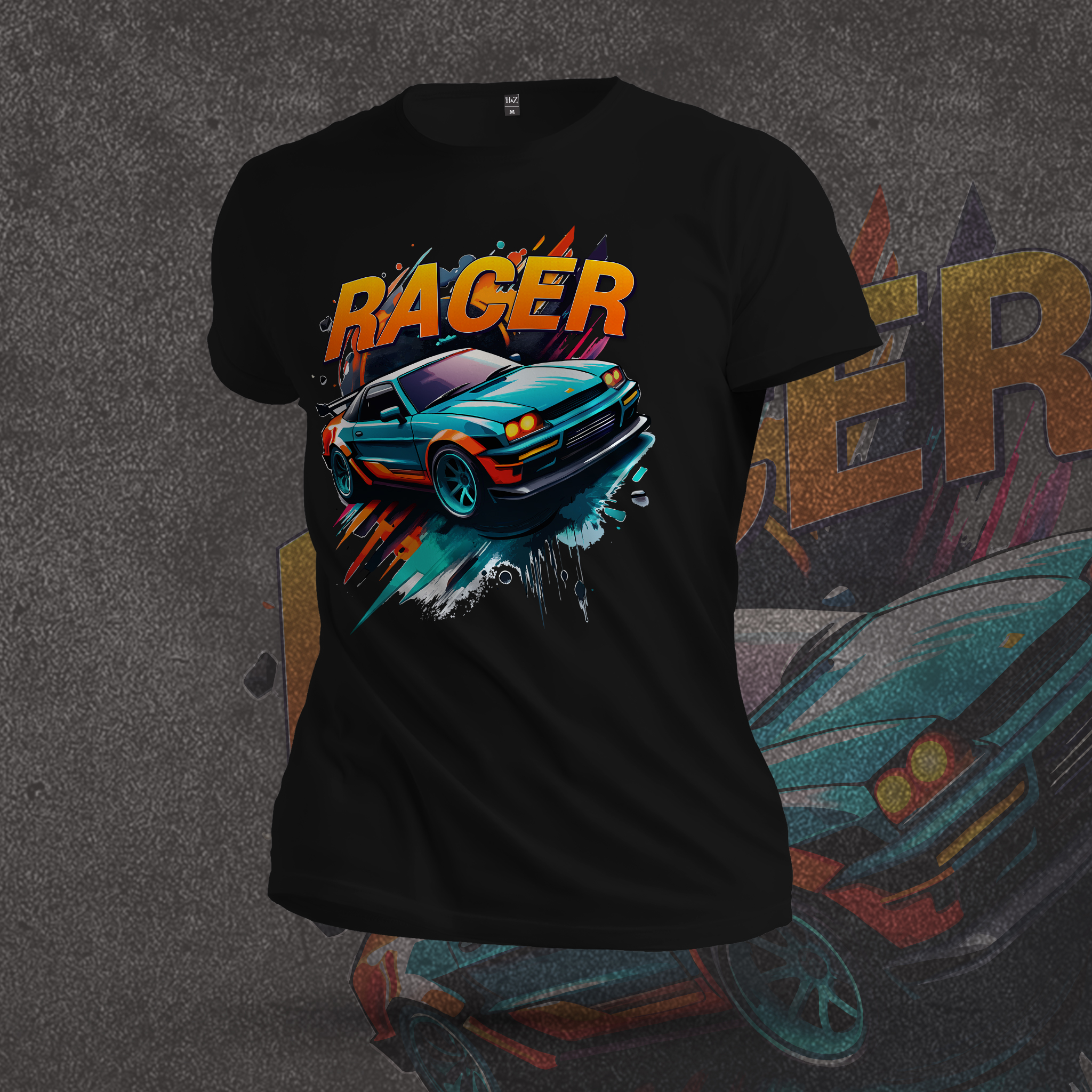 Racer Unisex Crew Neck T-Shirt - Image 9