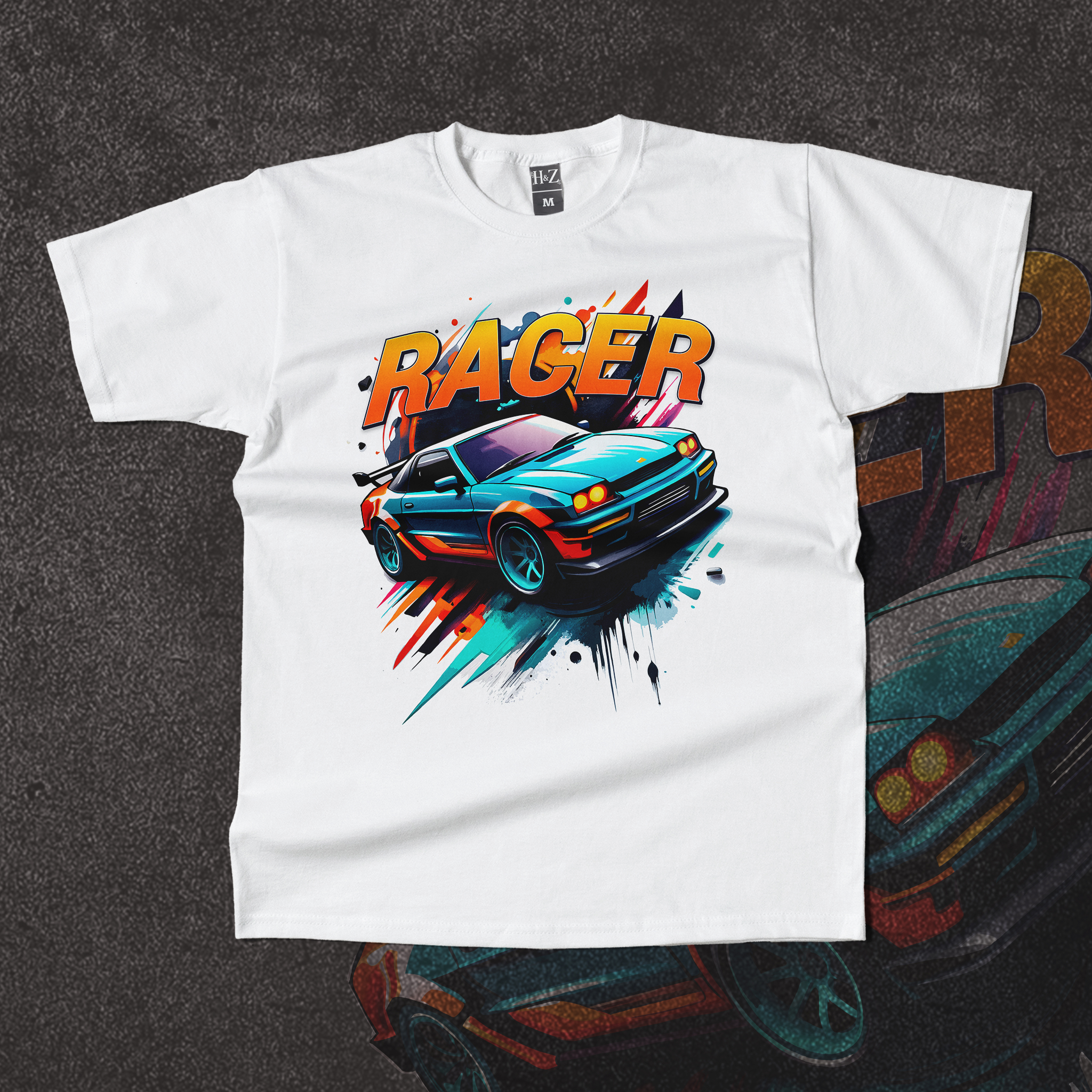 Racer Unisex Crew Neck T-Shirt - Image 13