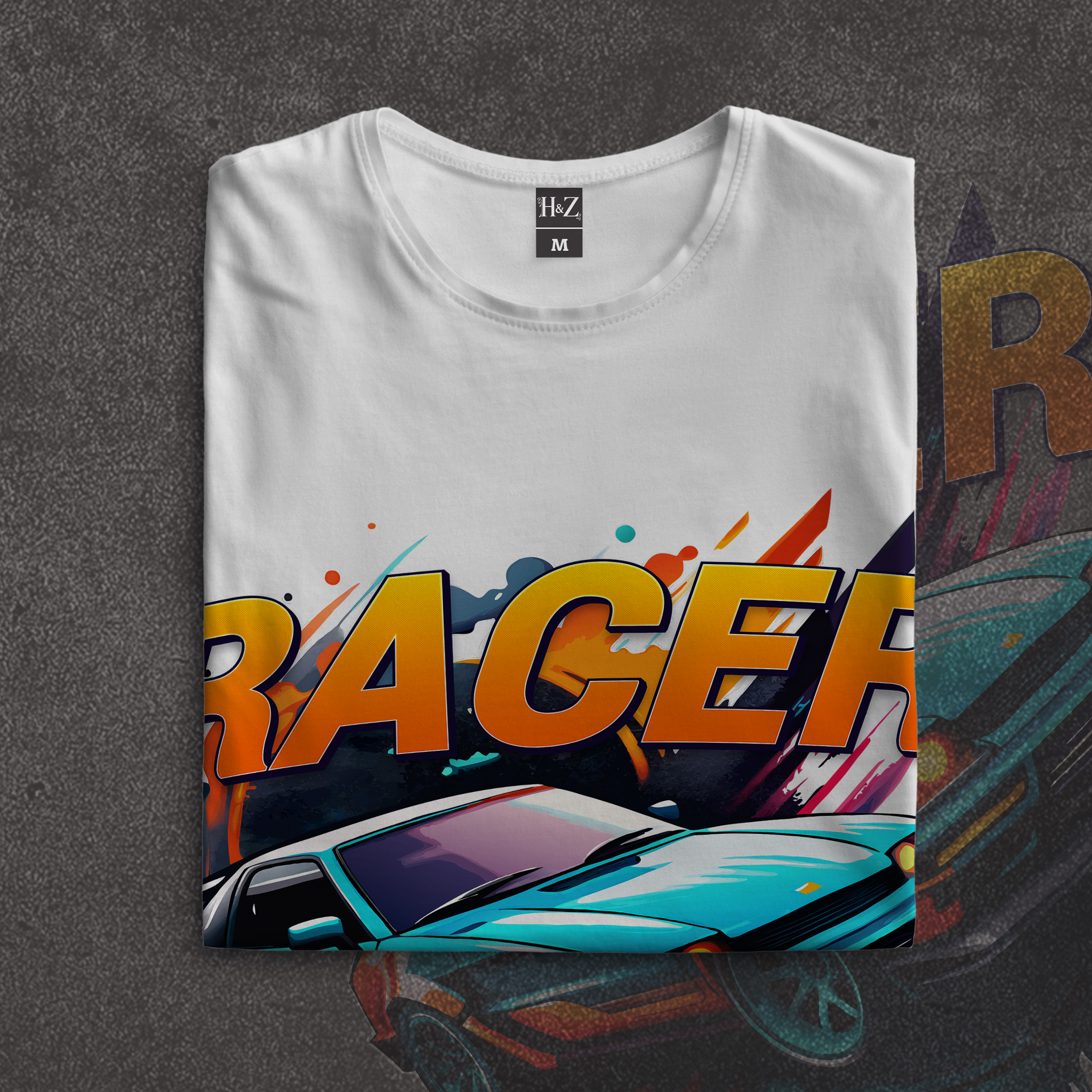 Racer Unisex Crew Neck T-Shirt - Image 18