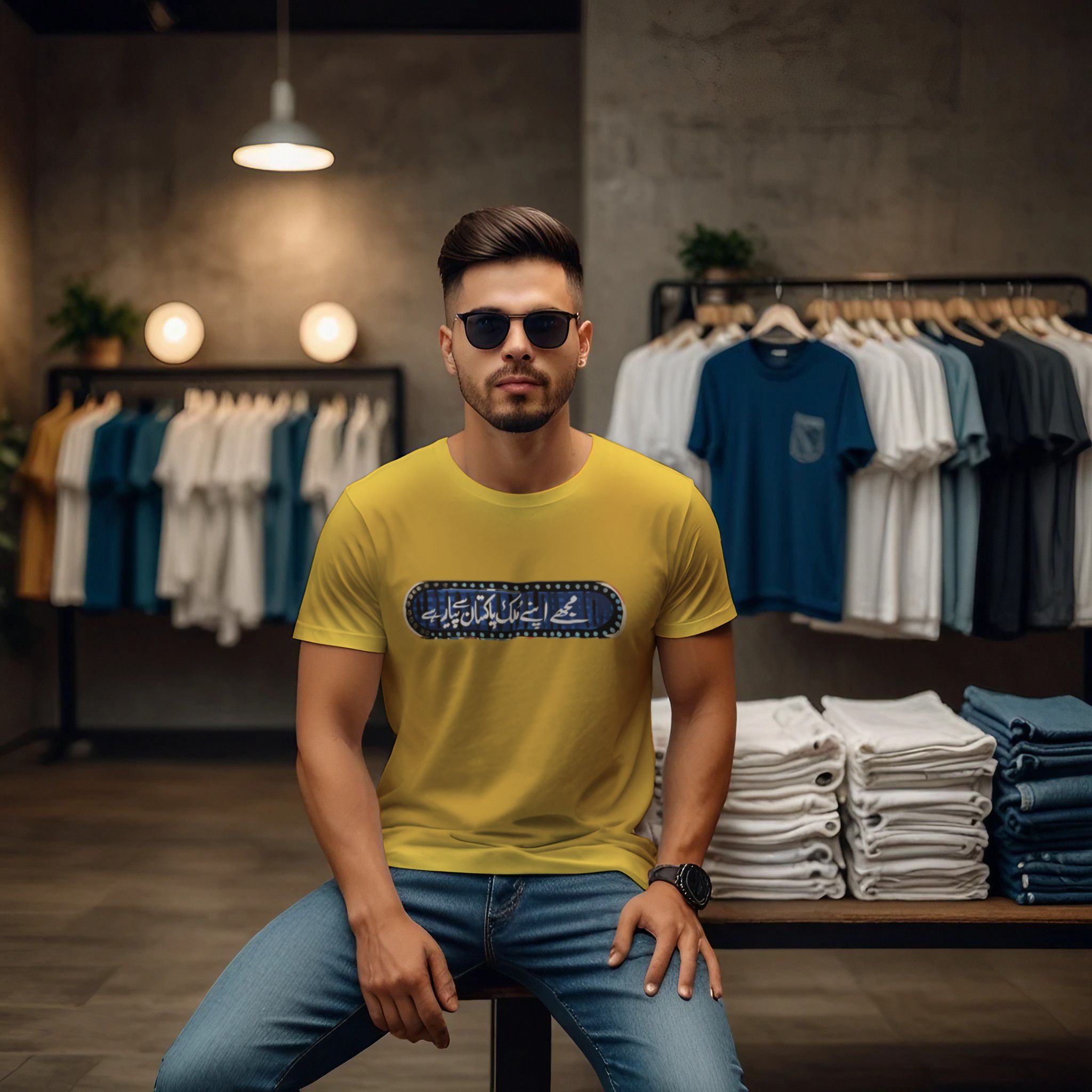 Mujhe Apne Mulk Se Pyar Hai T-Shirt - Image 4