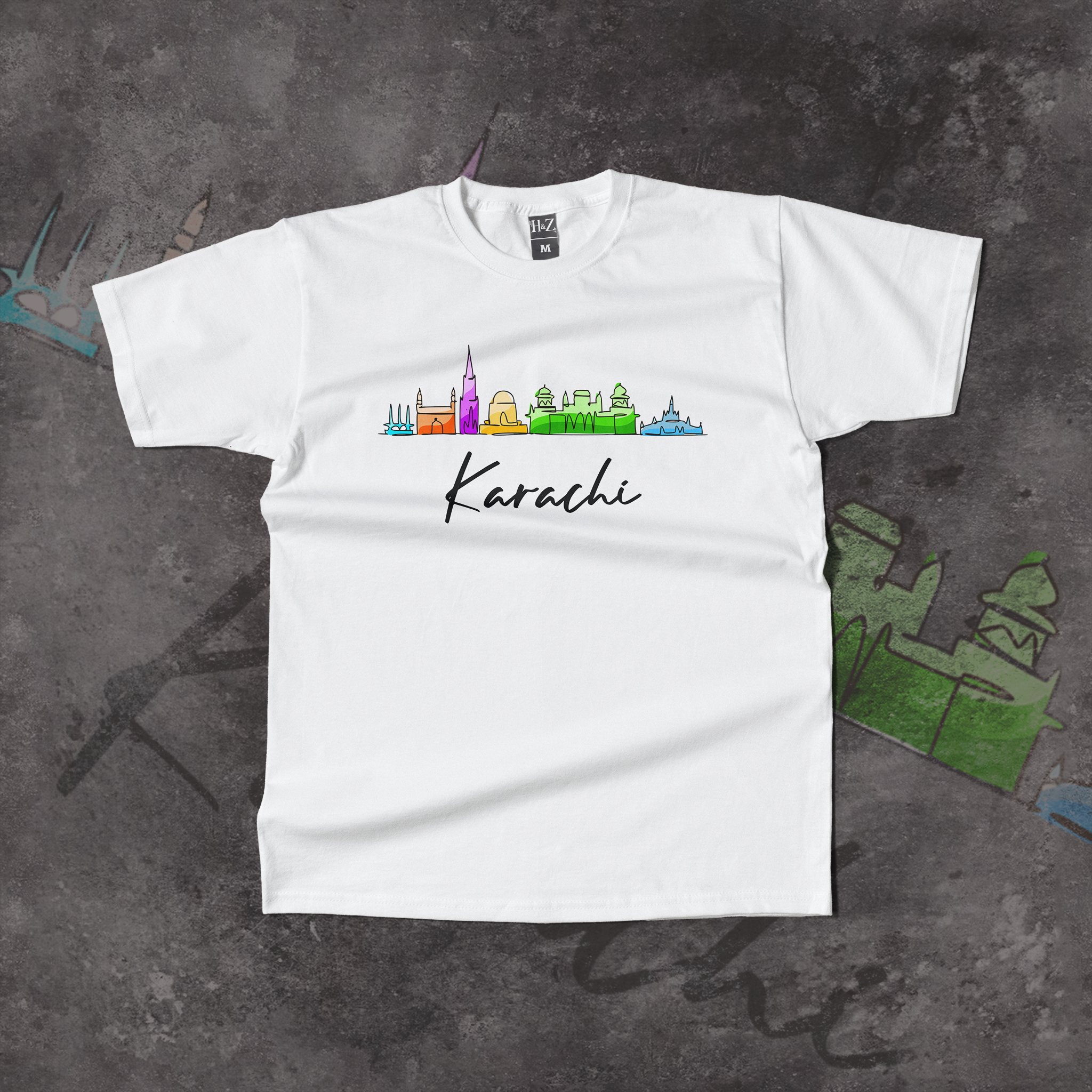 Karachi City Monument Art T-Shirt