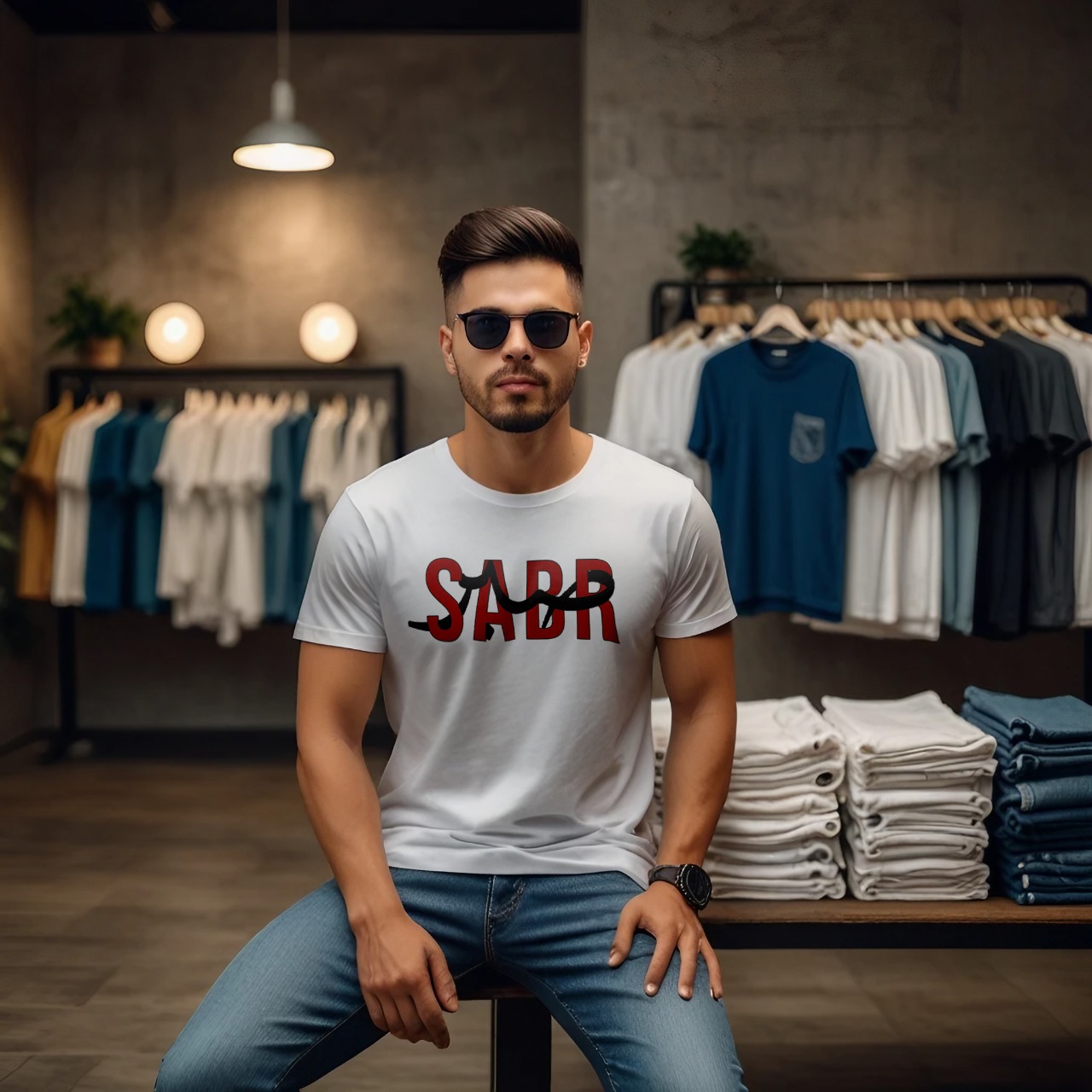 SABR “Urdu Calligraphy” T-Shirt - Image 16