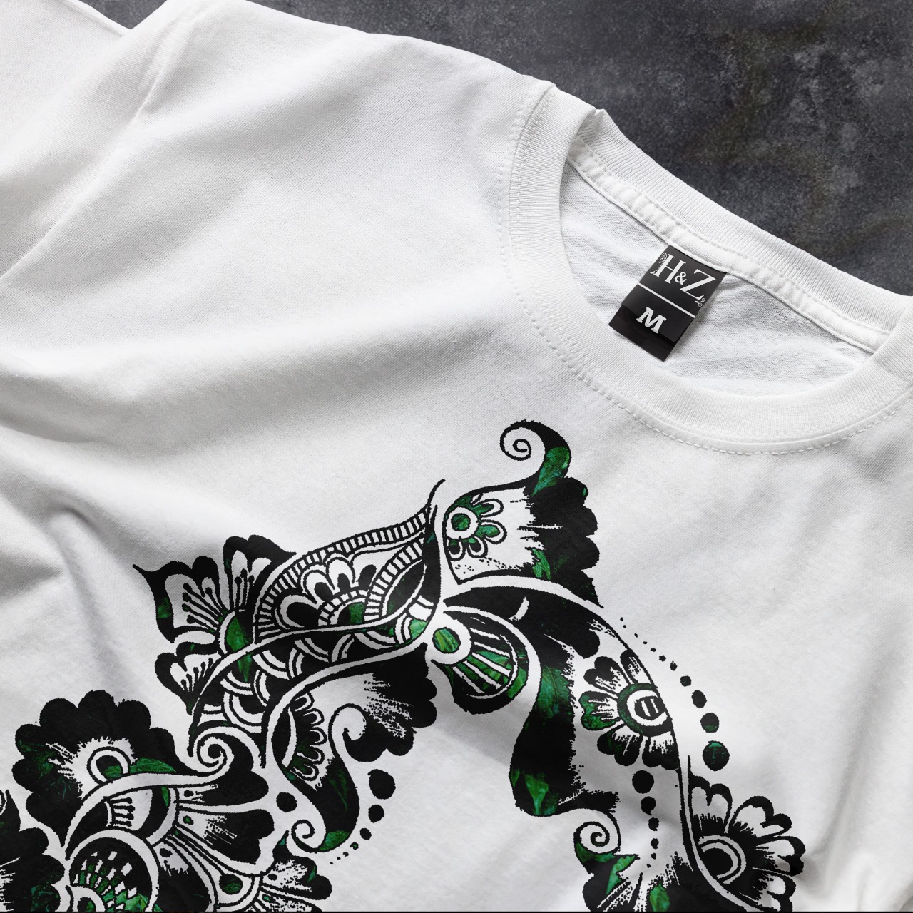 Inkleaf Art Unisex Crew Neck T-Shirt - Image 2