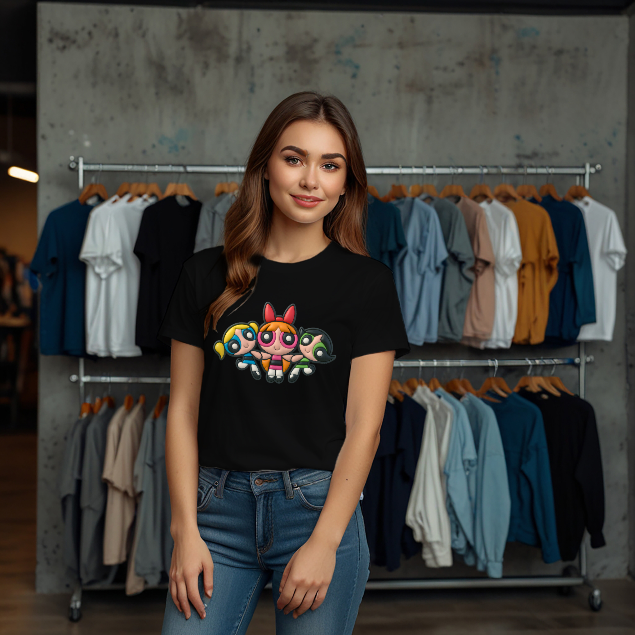 Powerpuff Girls Crew Neck T-Shirt - Image 24