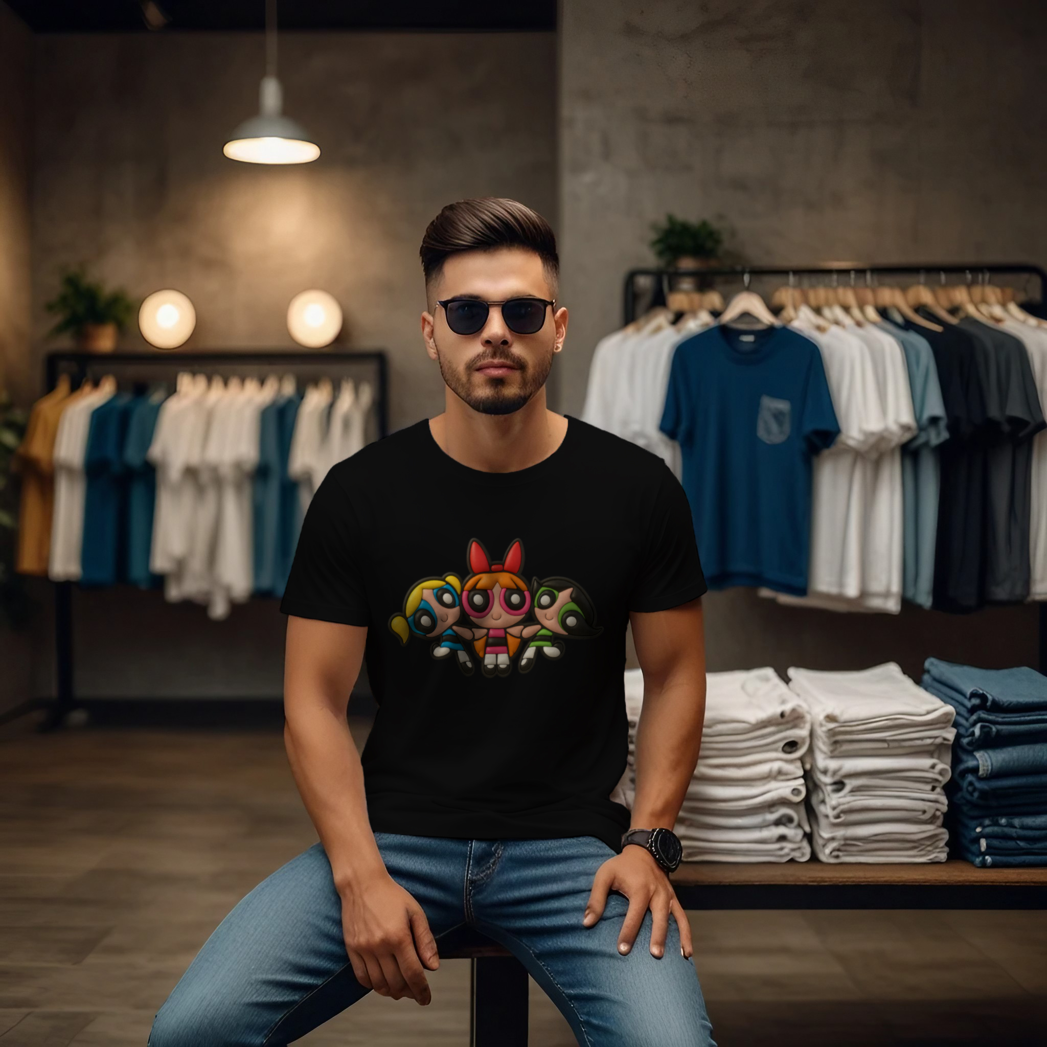 Powerpuff Girls Crew Neck T-Shirt - Image 22