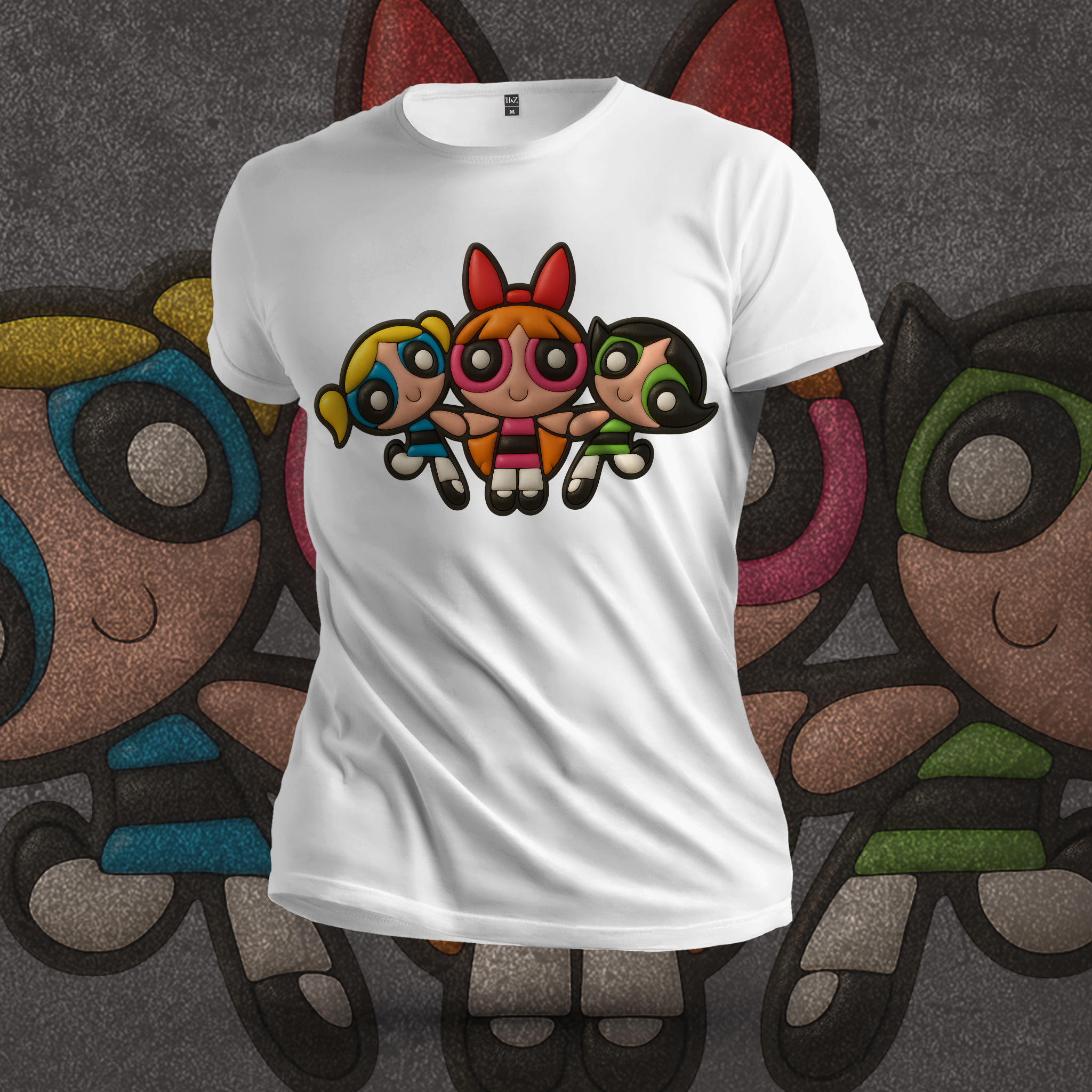 Powerpuff Girls Crew Neck T-Shirt - Image 15