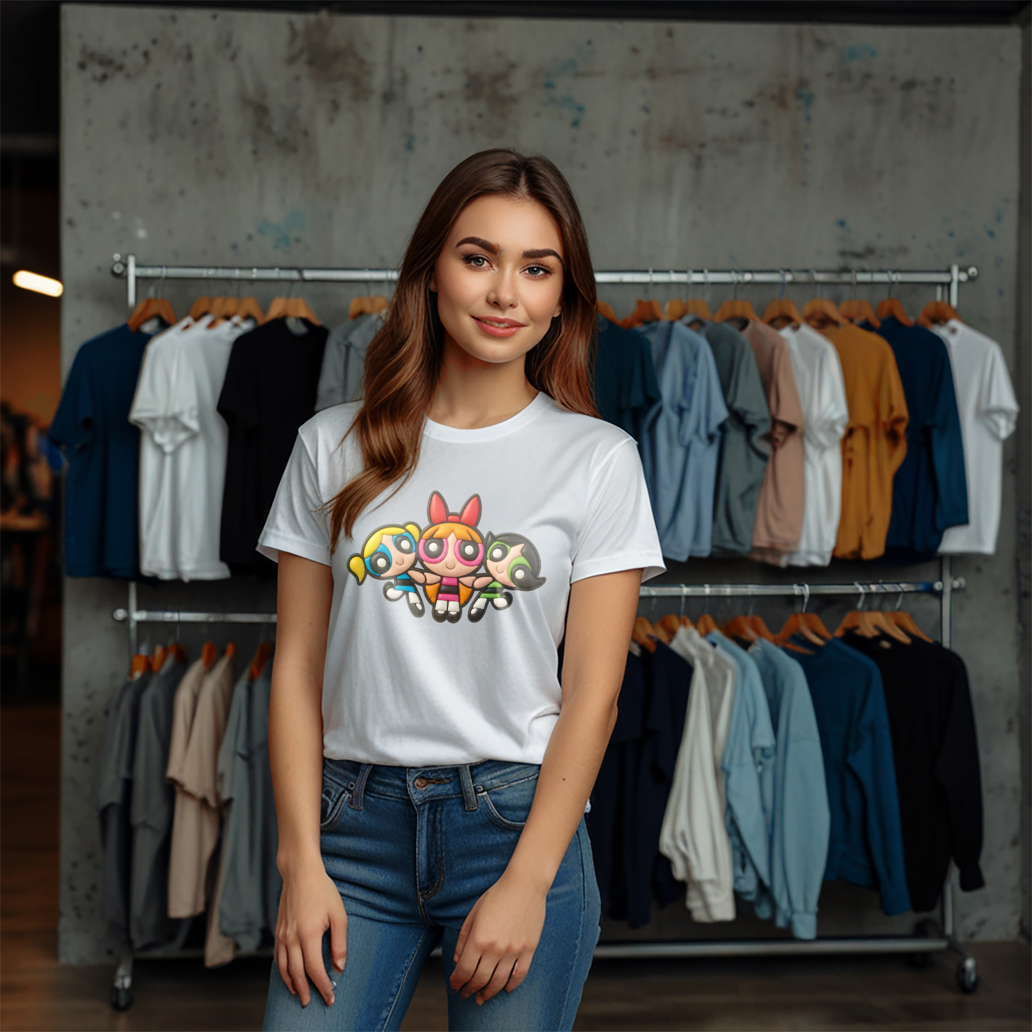 Powerpuff Girls Crew Neck T-Shirt - Image 18