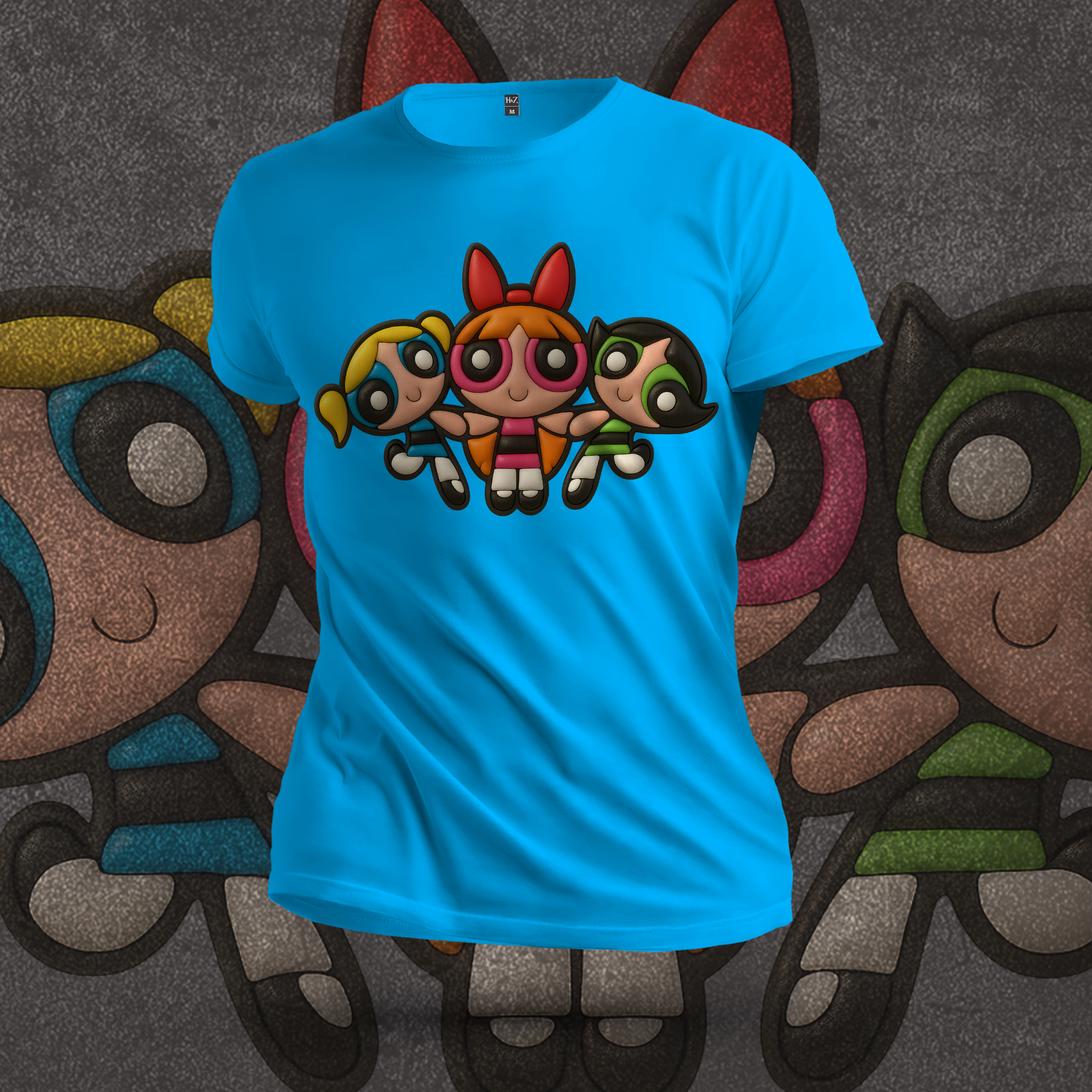 Powerpuff Girls Crew Neck T-Shirt - Image 3