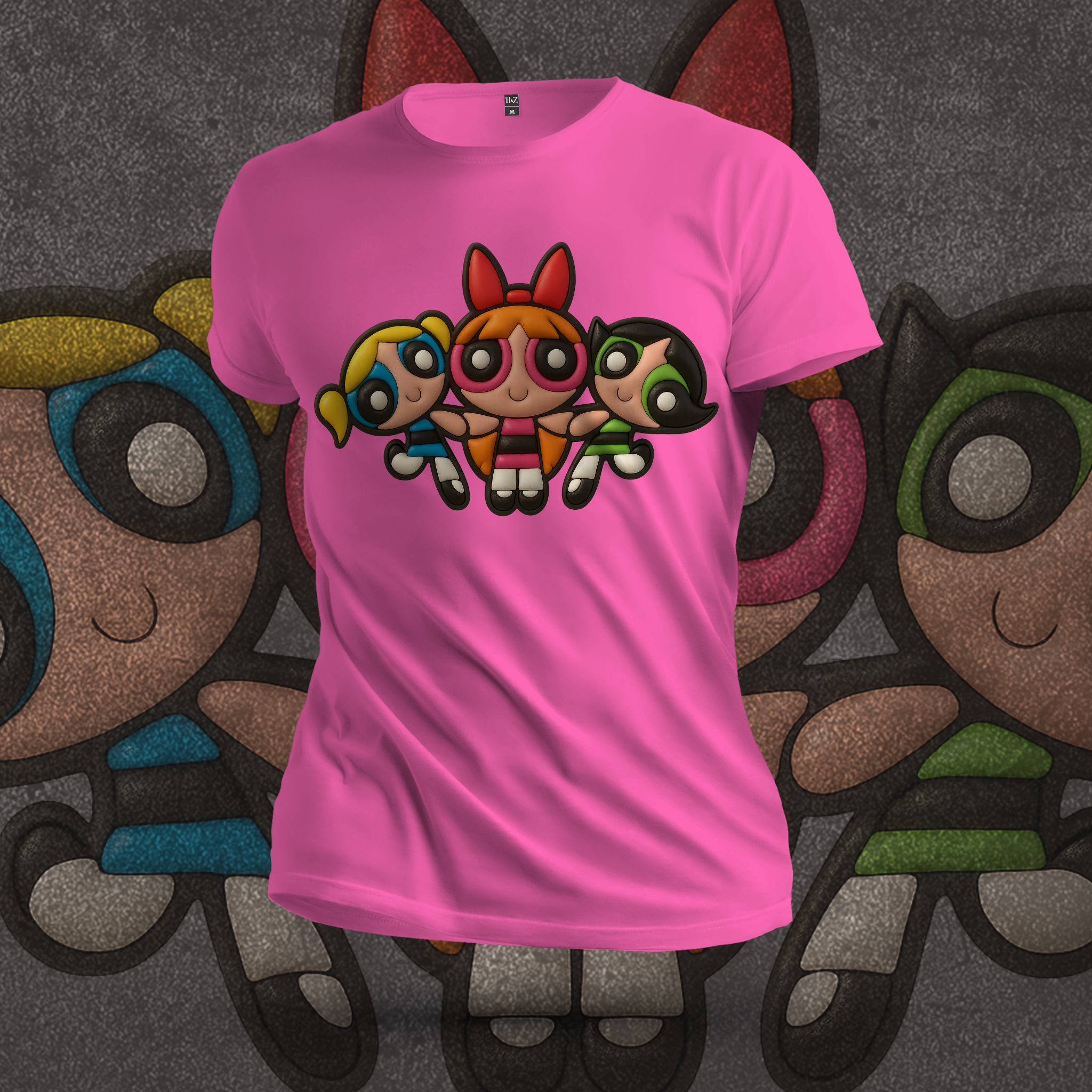 Powerpuff Girls Crew Neck T-Shirt - Image 9