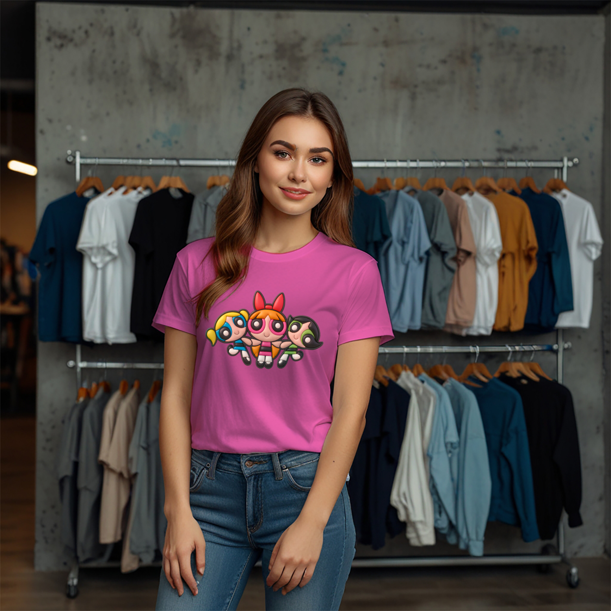 Powerpuff Girls Crew Neck T-Shirt - Image 12