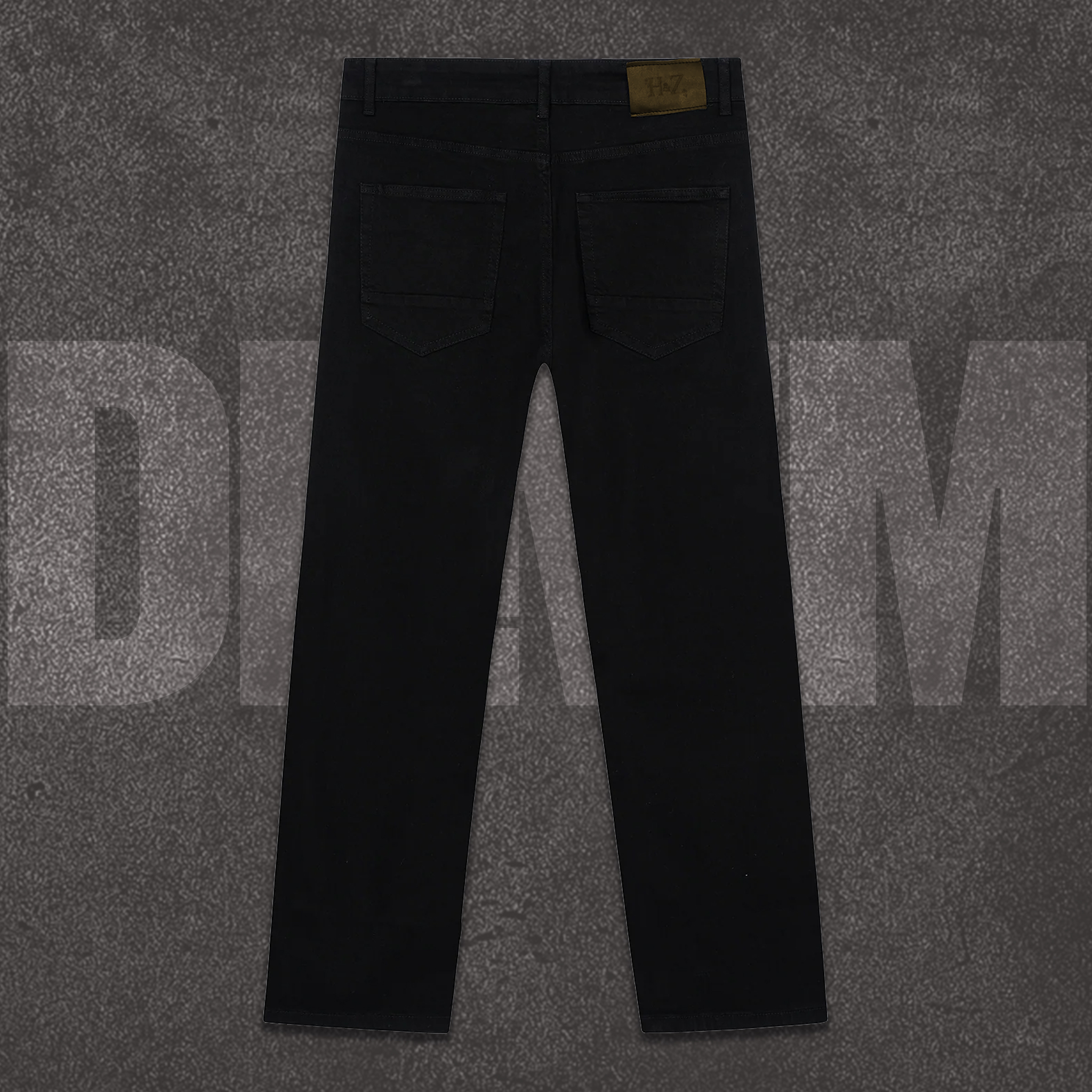 Carrot Fit Black Jeans For Men & Women - Image 4