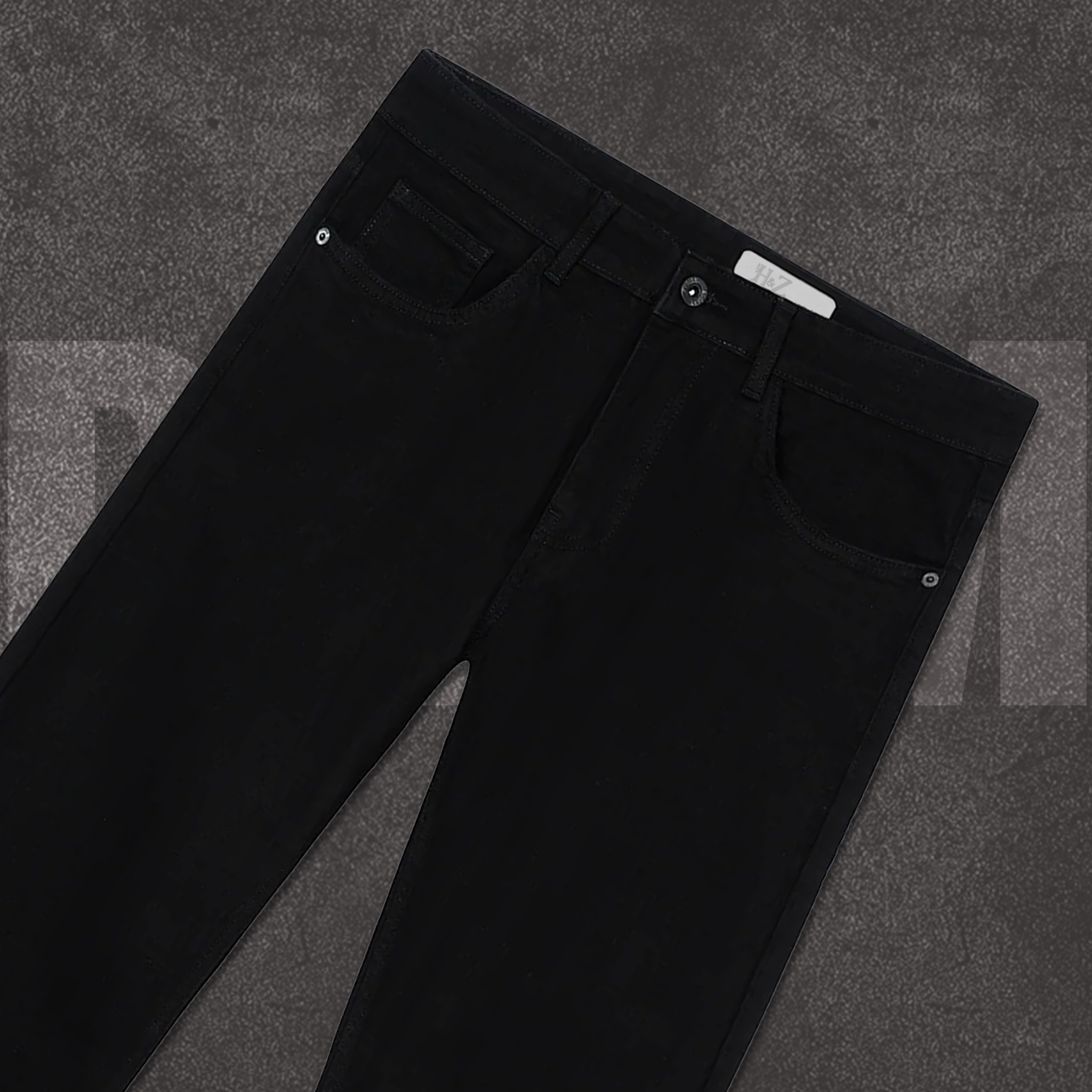 Carrot Fit Black Jeans For Men & Women