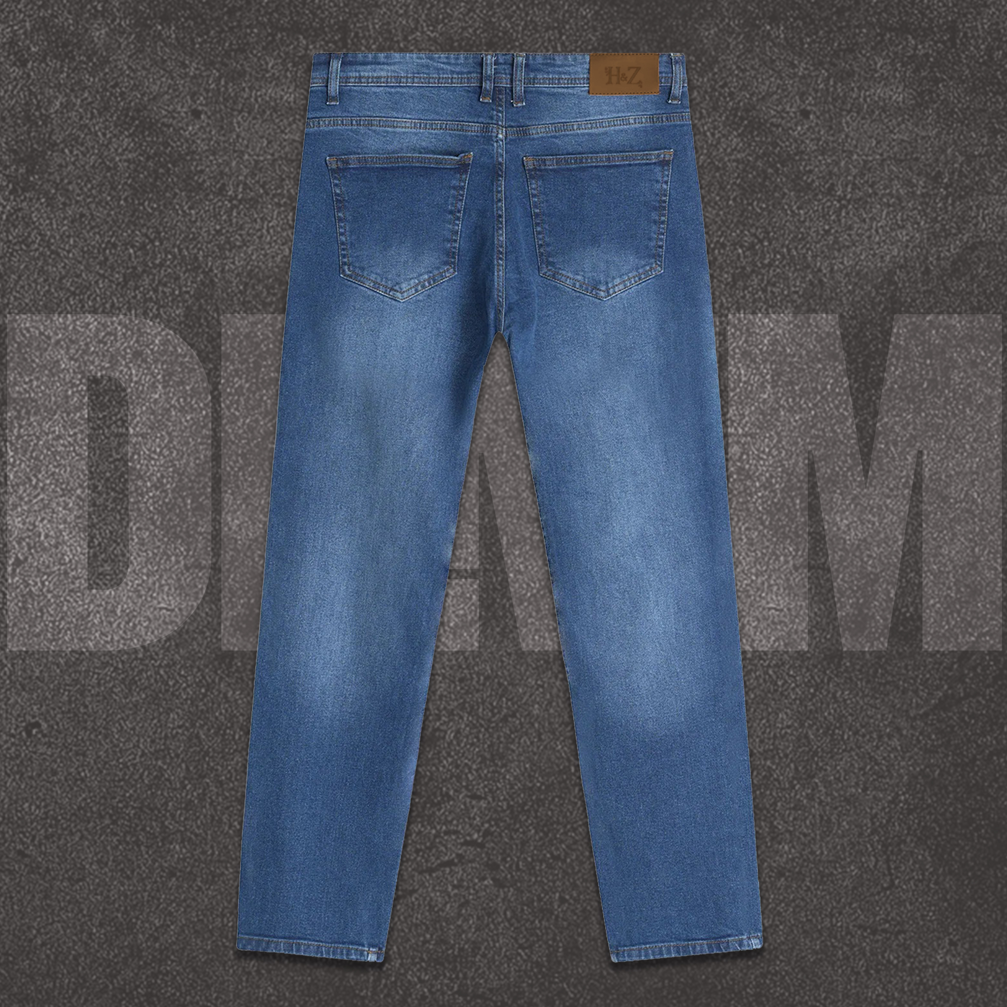 Regular Fit Denim Jeans For Men & Women - Image 4