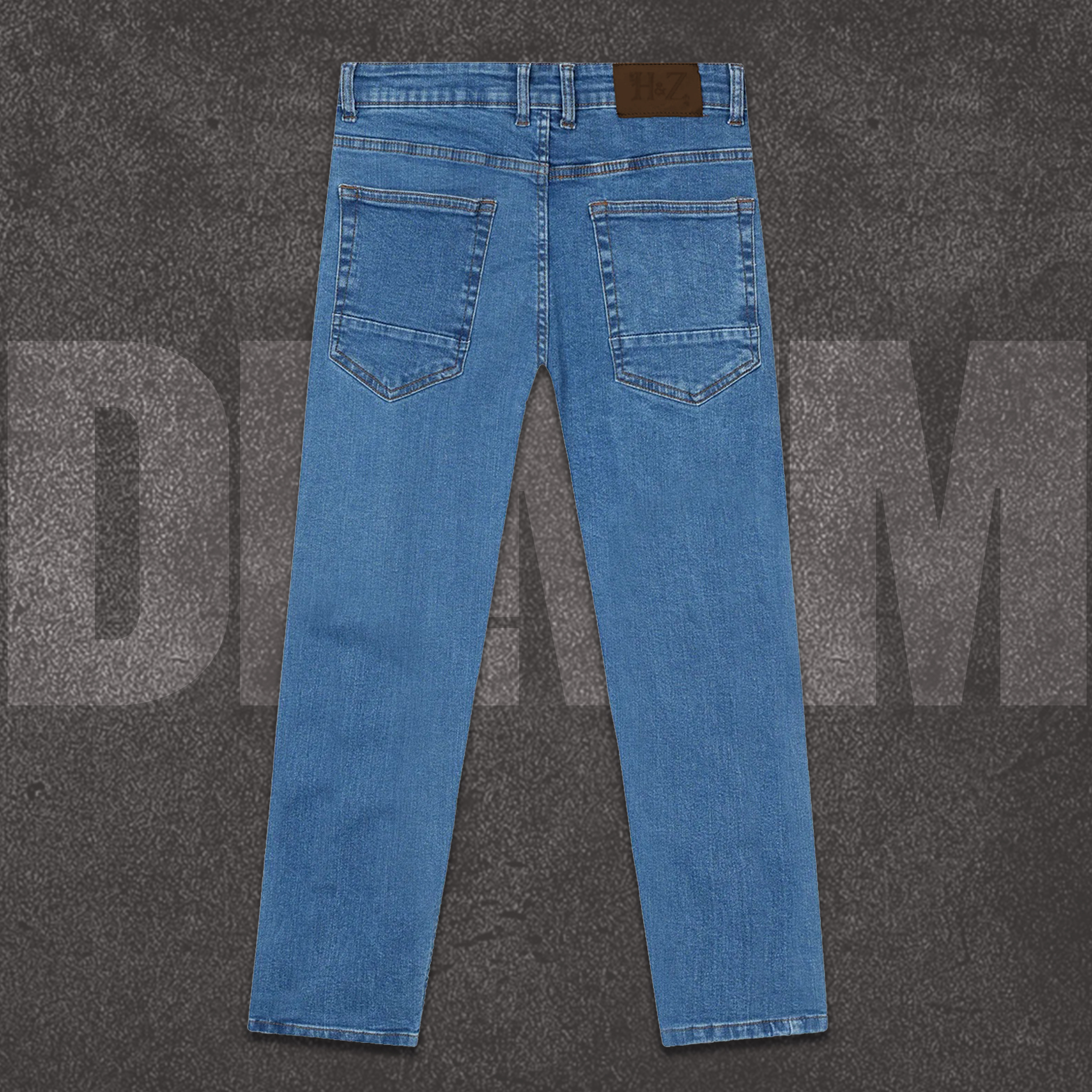 Carrot Fit Denim Jeans for Men & Women - Image 4