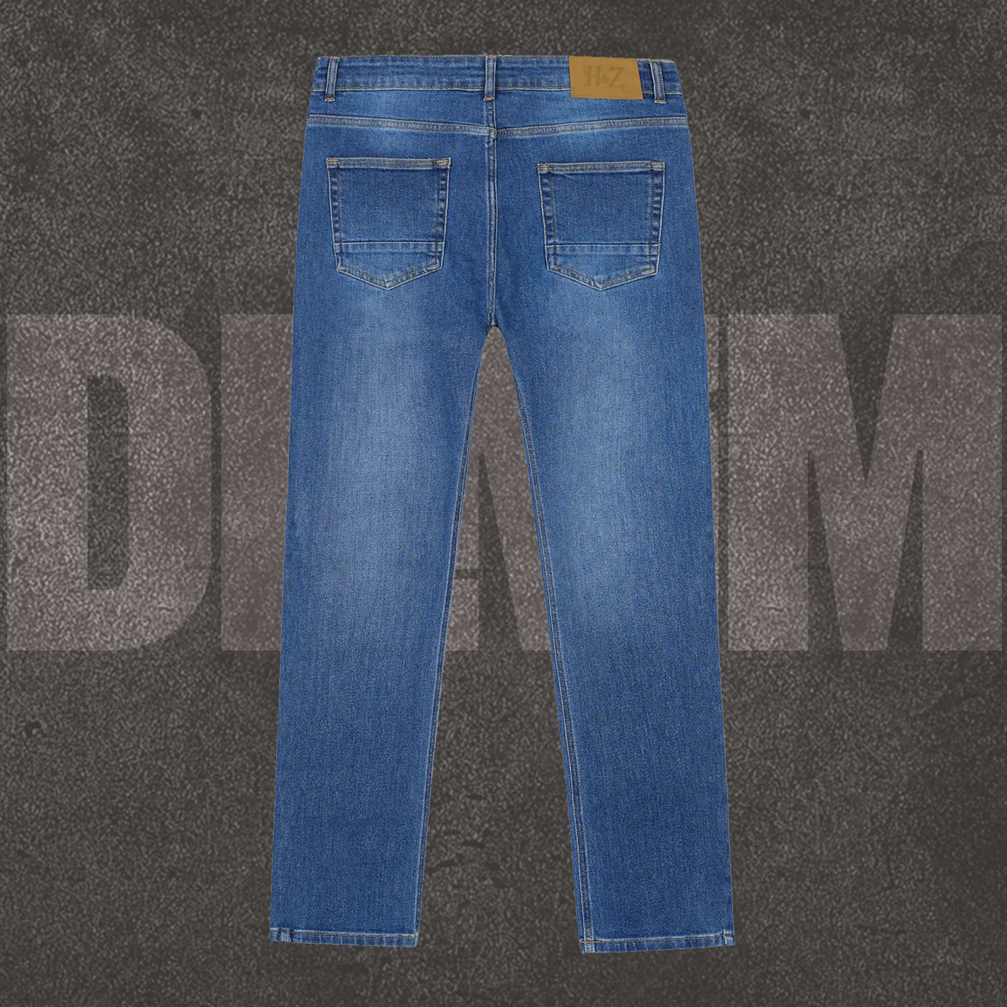 Mid Blue Jeans Denim for Men & Women - Image 4