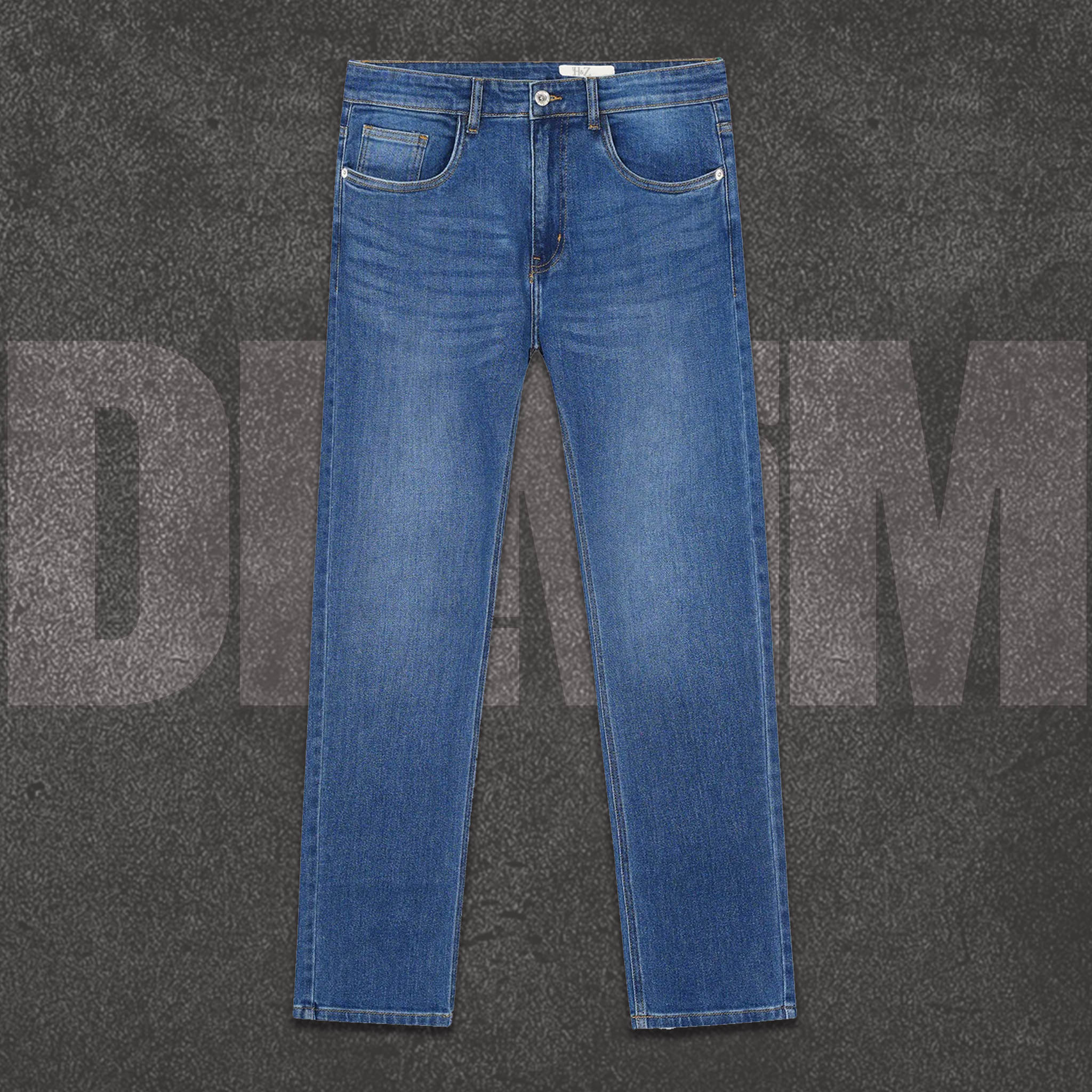Mid Blue Jeans Denim for Men & Women - Image 2