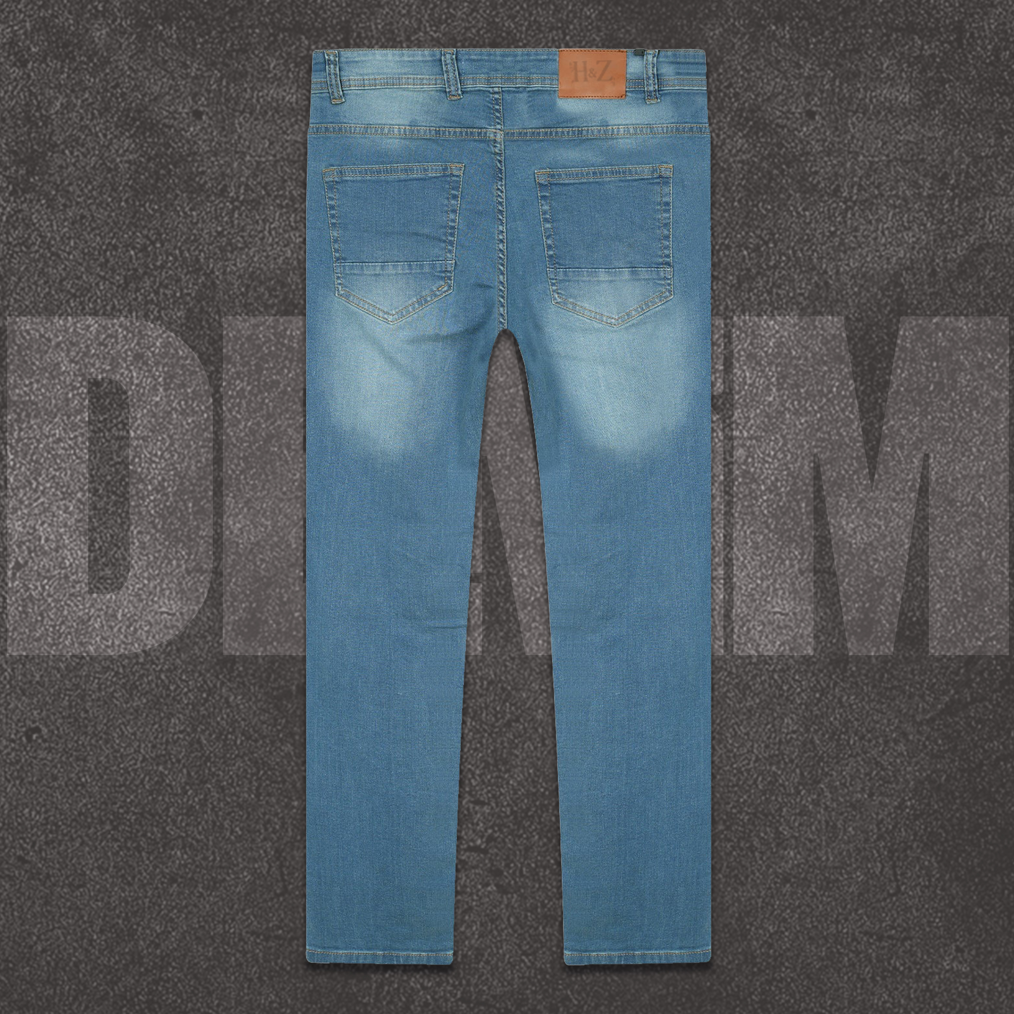 Blue Slim Fit Denim Jeans for Men & Women - Image 4