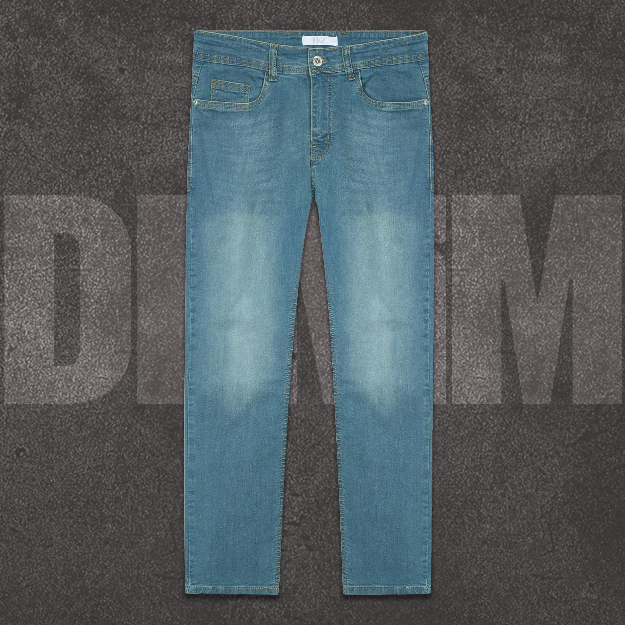 Blue Slim Fit Denim Jeans for Men & Women - Image 2