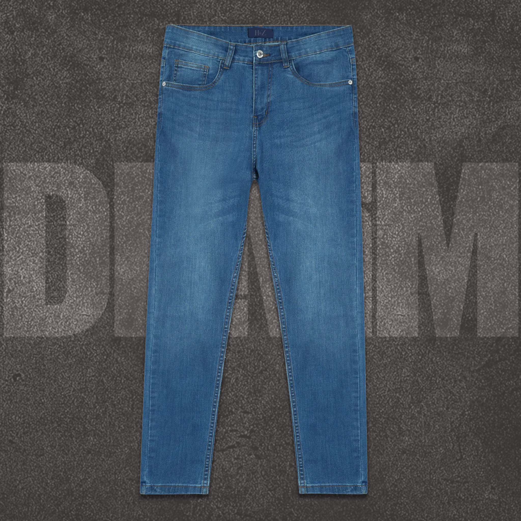 Carrot Fit Denim Jeans for Men & Women - Image 2