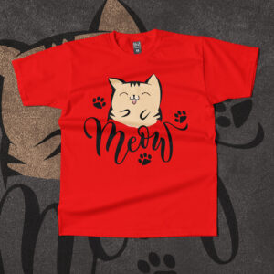 Say Meow Cat Crew Neck T-Shirt