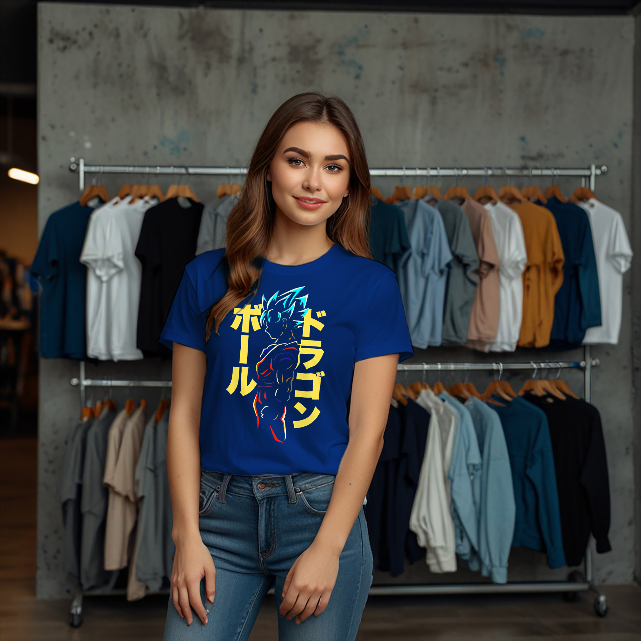 Anime Warrior Goku Crew Neck T-Shirt - Image 12