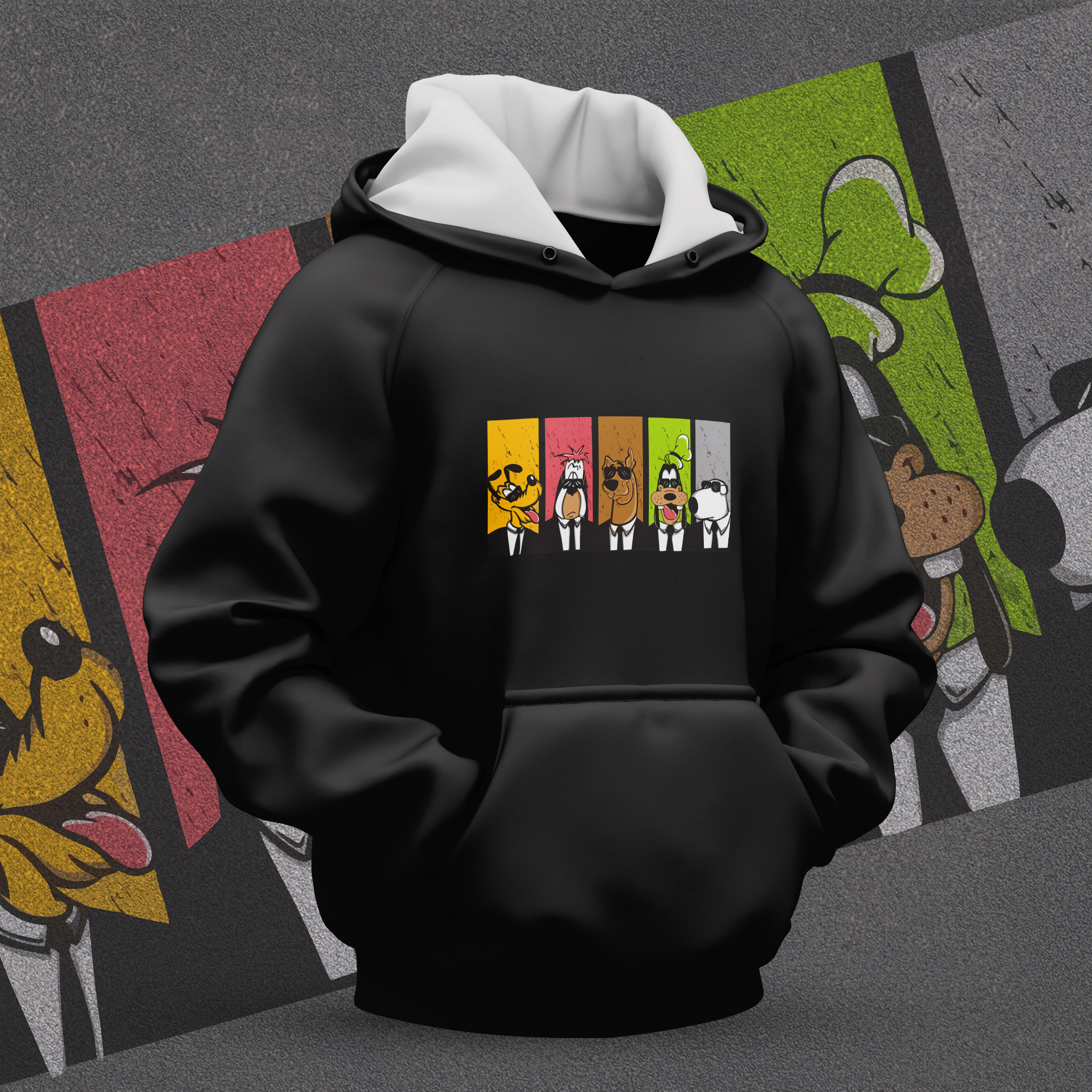 The Toon Syndicate Premium Unisex Crew Hoodie - Image 5