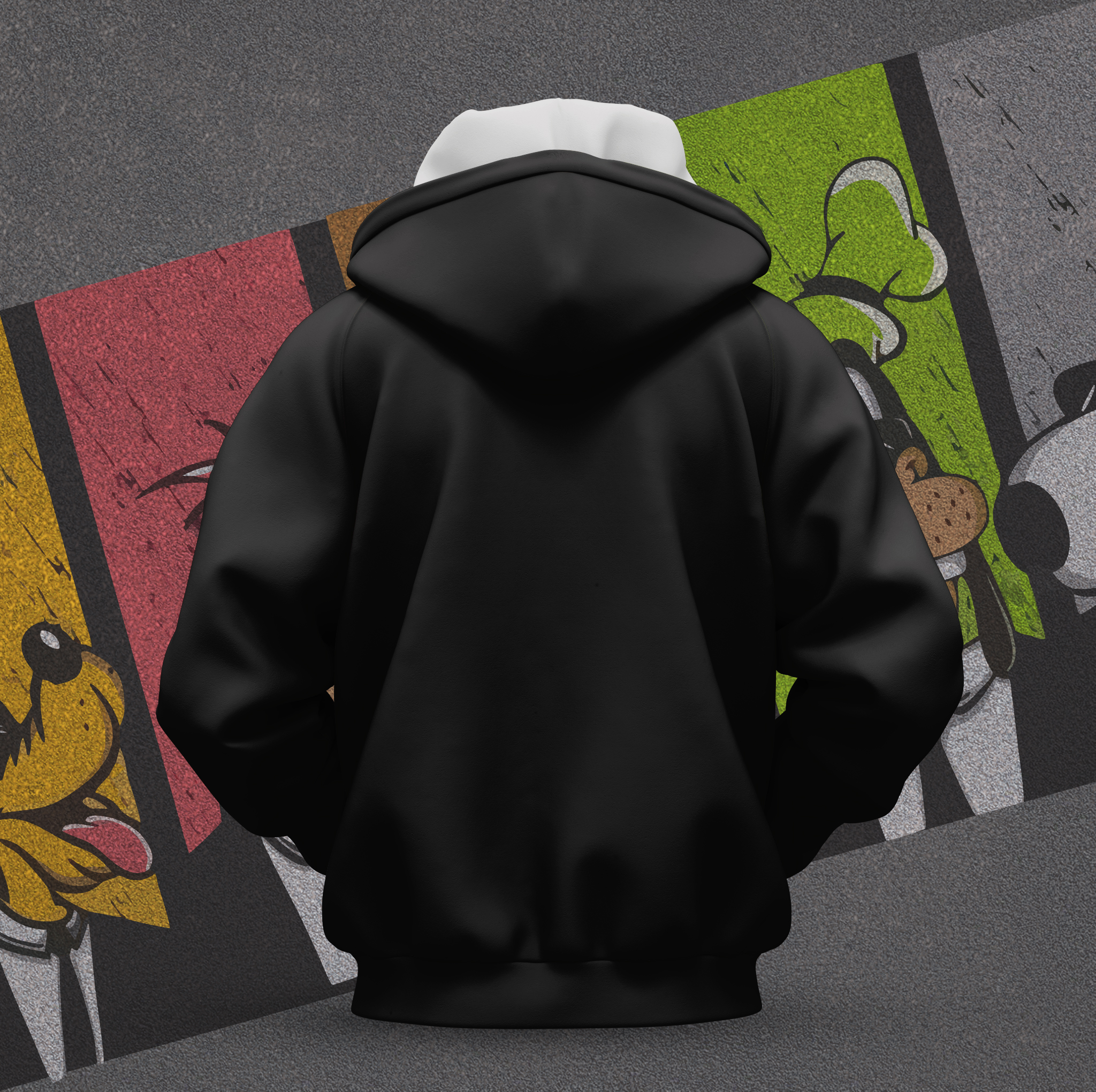 The Toon Syndicate Premium Unisex Crew Hoodie - Image 4