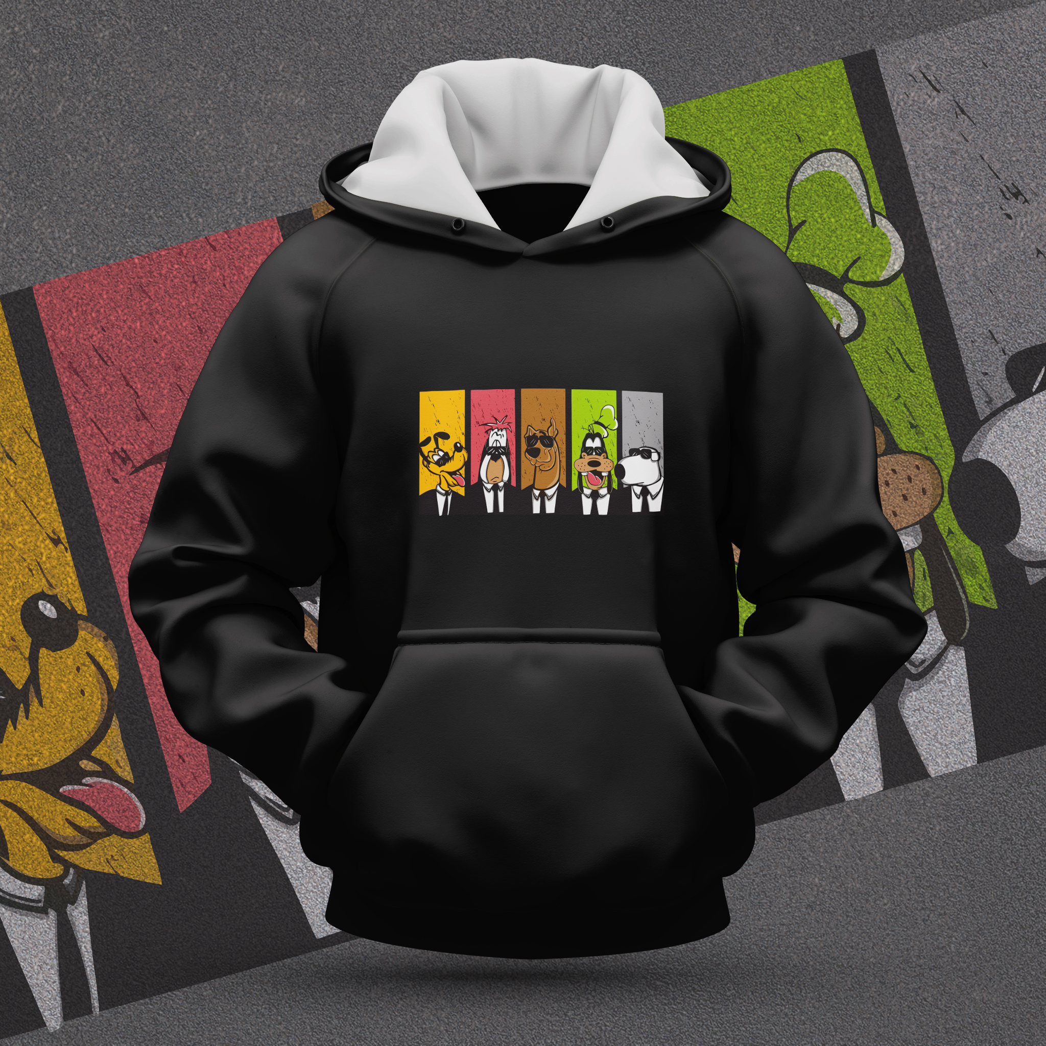 The Toon Syndicate Premium Unisex Crew Hoodie - Image 3