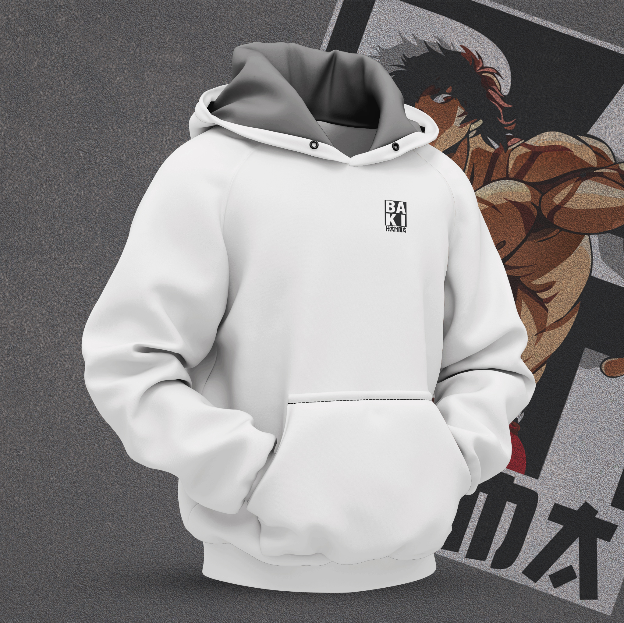 Baki Hanma Premium Unisex Hoodie - Image 3