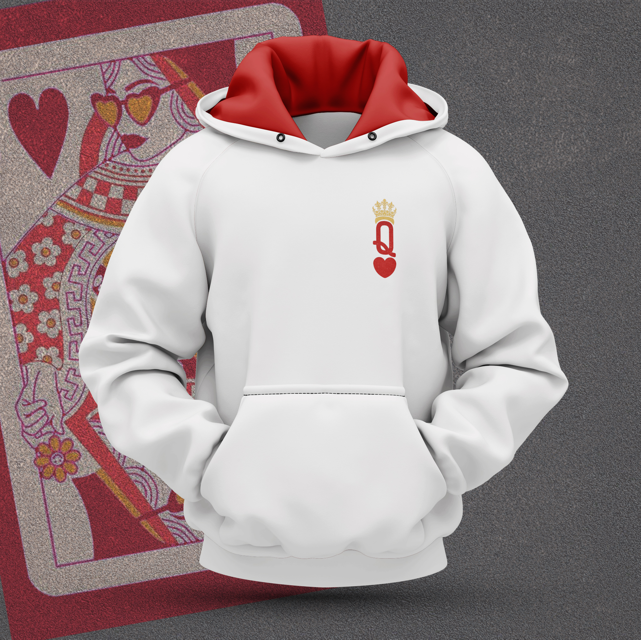 The Queen Premium Unisex Hoodie - Image 3