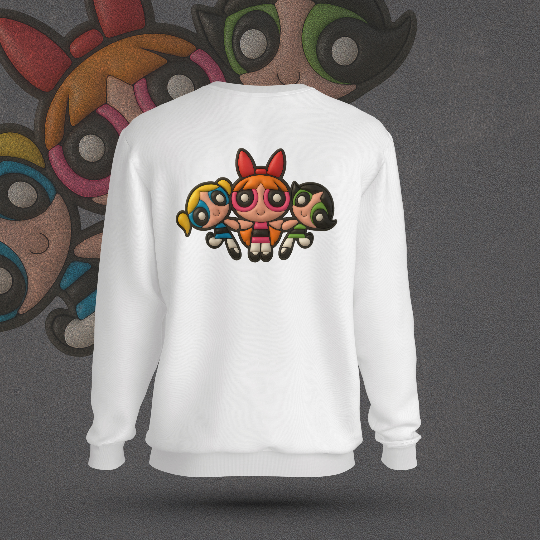 Powerpuff Girls Premium Unisex Sweatshirt - Image 5