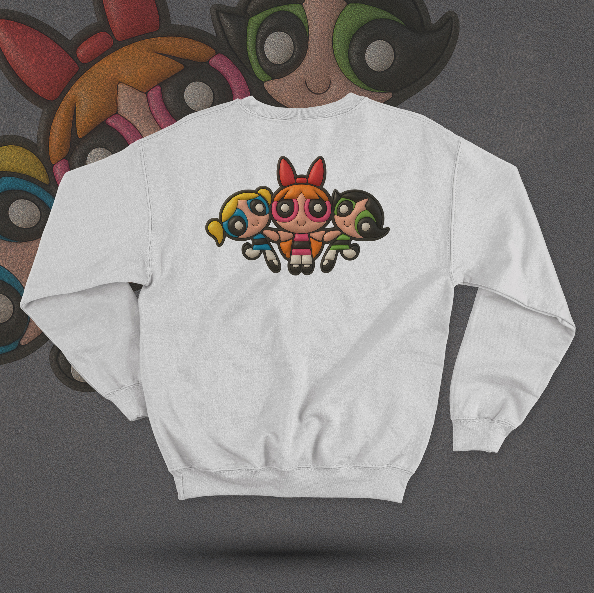 Powerpuff Girls Premium Unisex Sweatshirt - Image 3